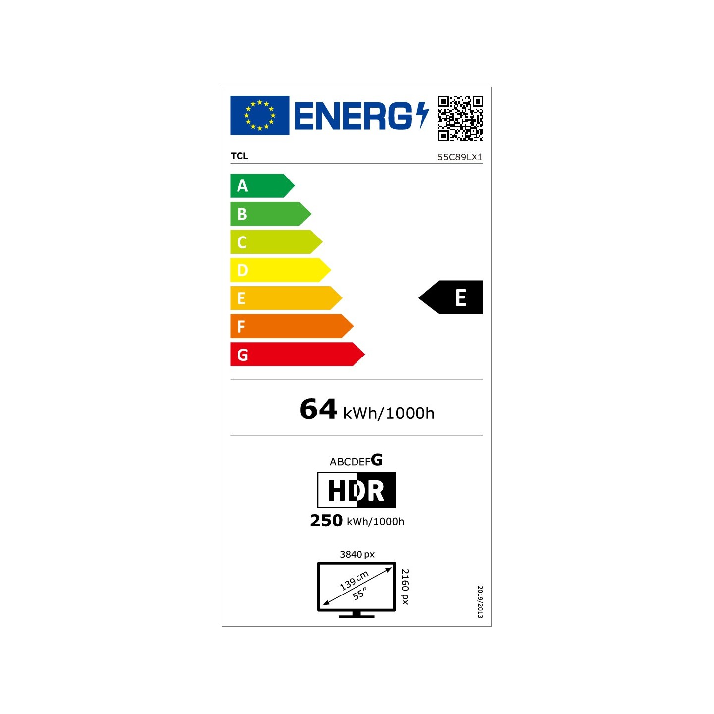 TV QLED TCL 55C89L 55" 4K Mini LED 144 Hz | Nimestore