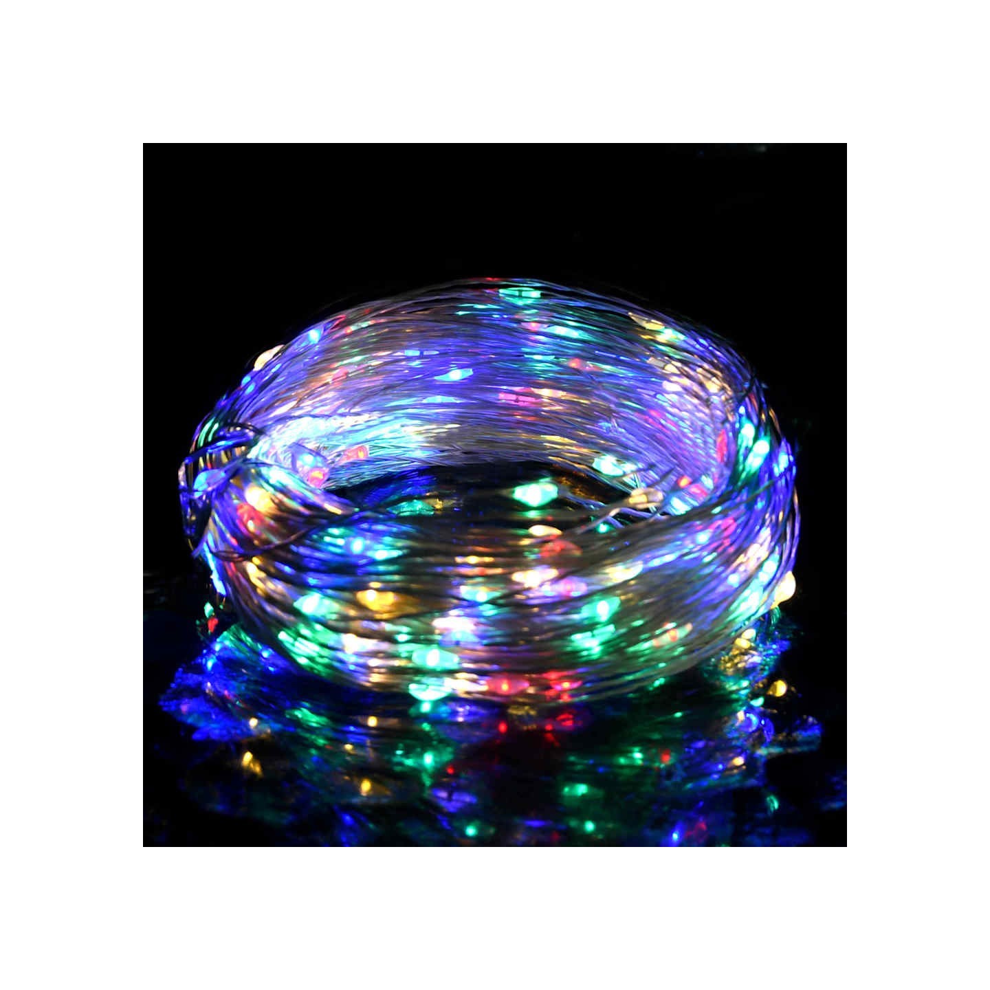 Guirlande lumineuse micro LED 40m 400 LED coloré 8 fonctions