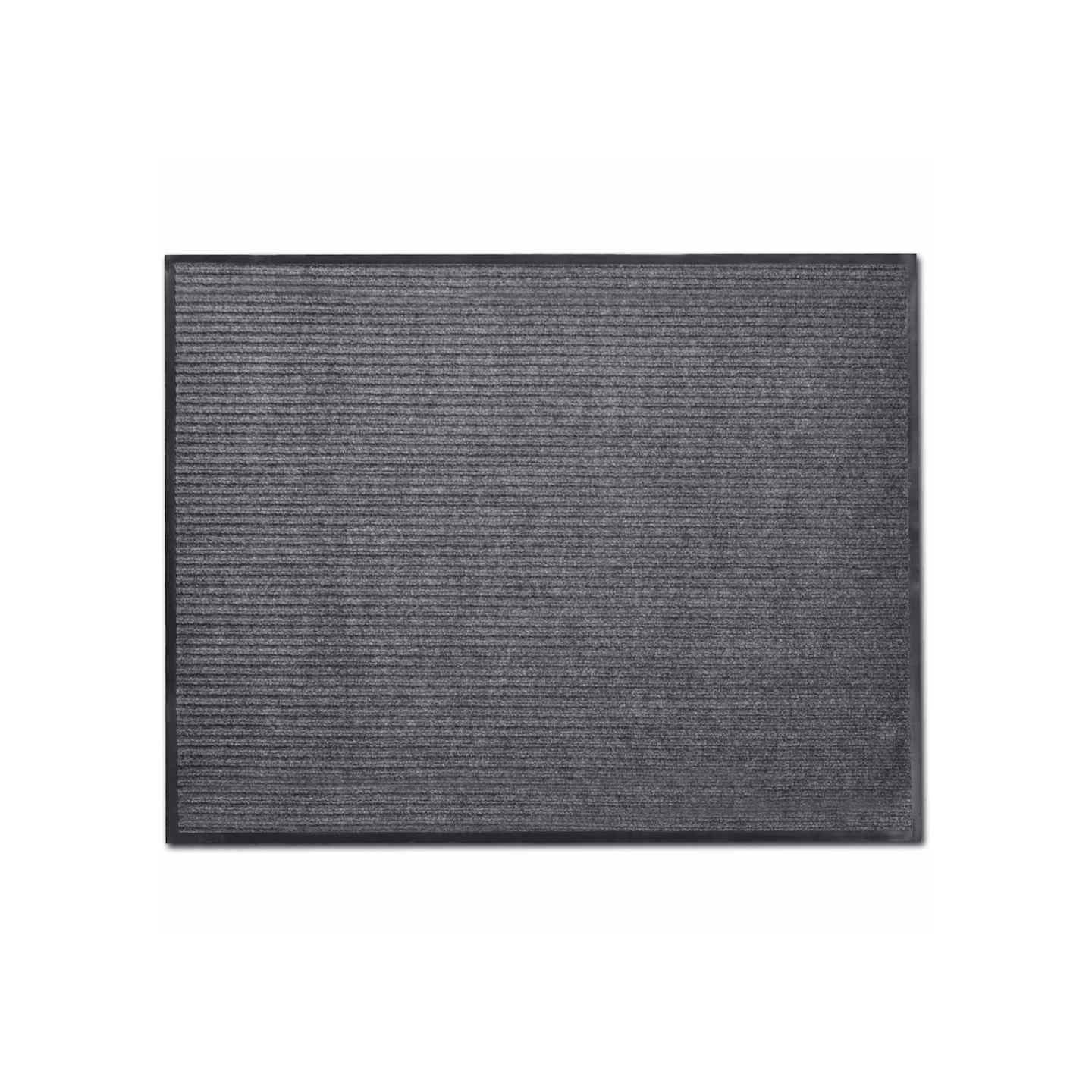 Tapis d'entrée gris 90 x 120 cm PVC