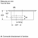 Plaque induction aspirante Bosch PVS611B16E Série 4 | Nimestore