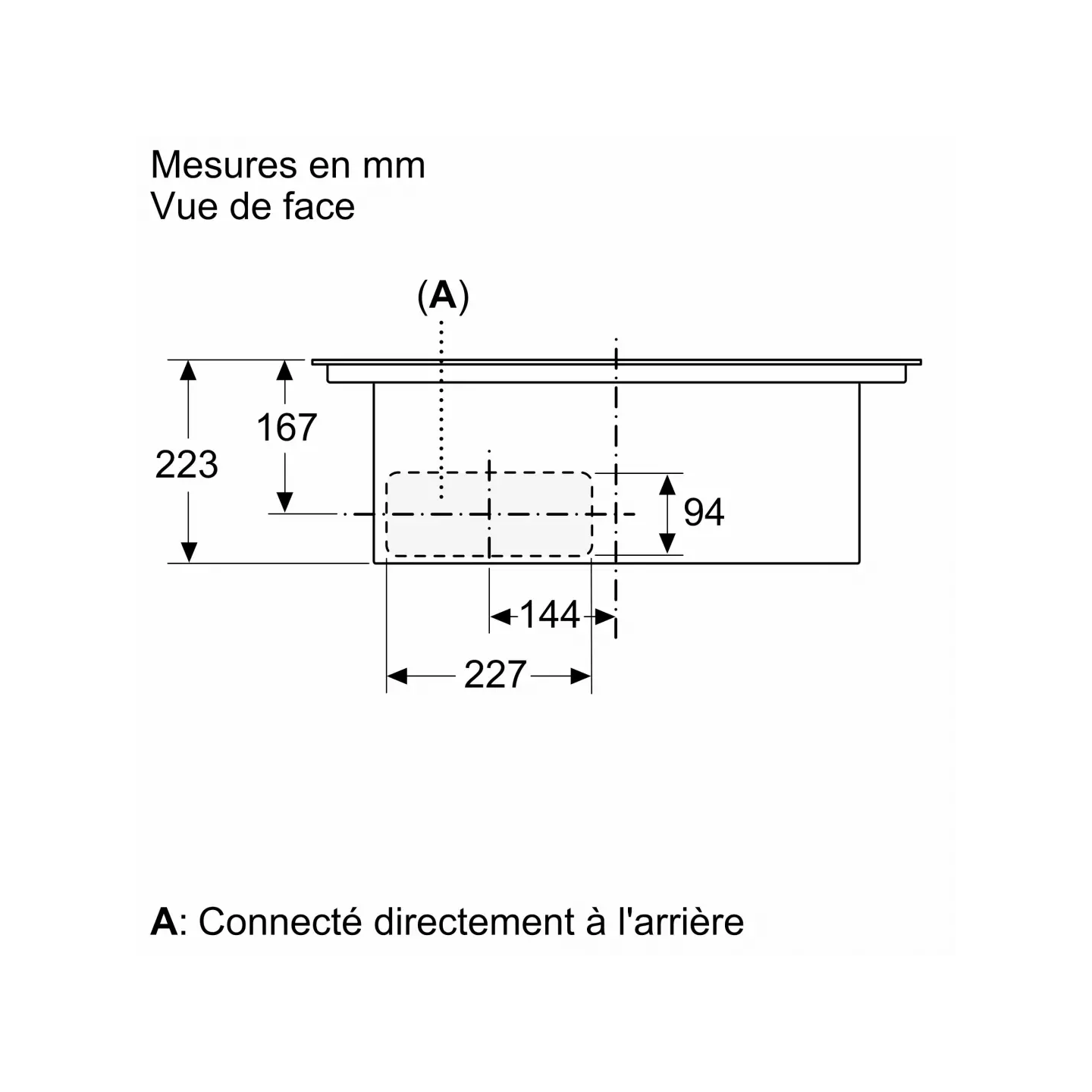 Plaque induction aspirante Bosch PVS611B16E Série 4 | Nimestore