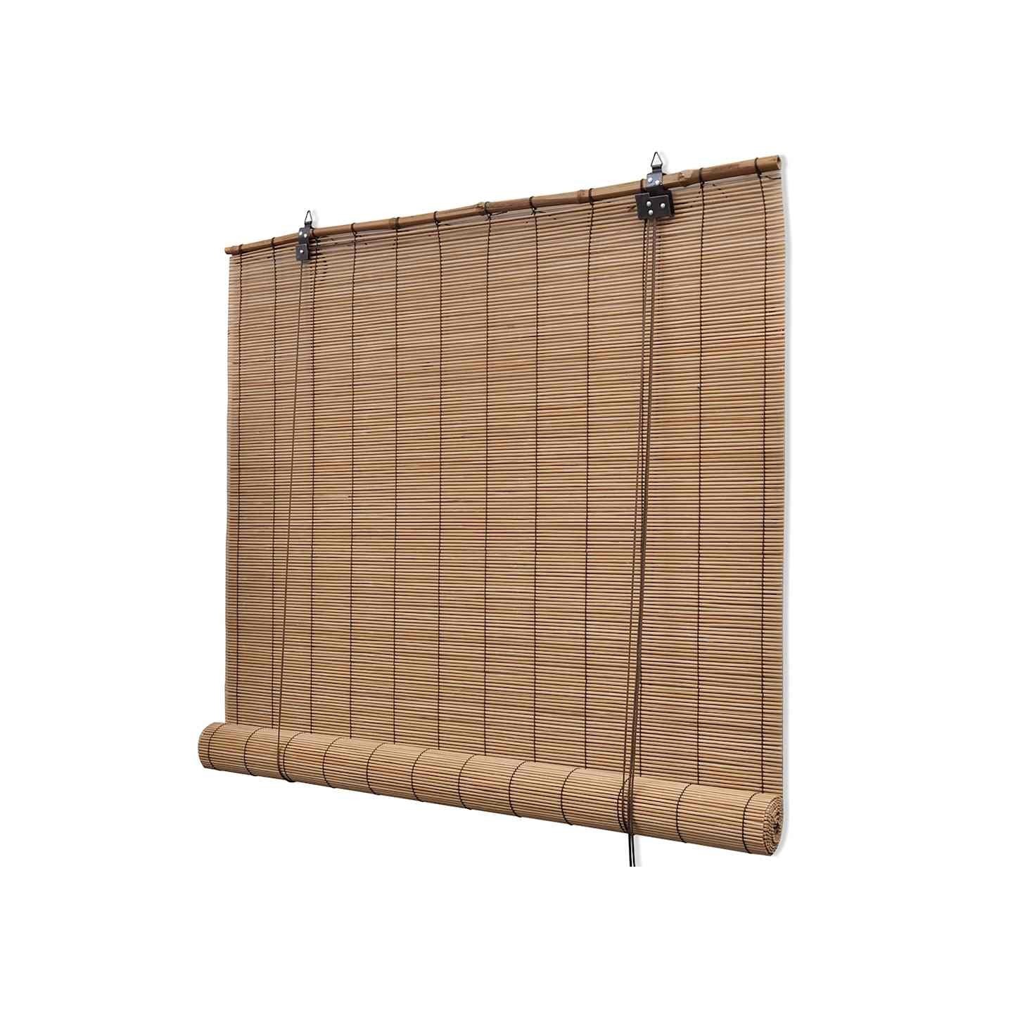Store roulant Bambou Marron 150x220 cm