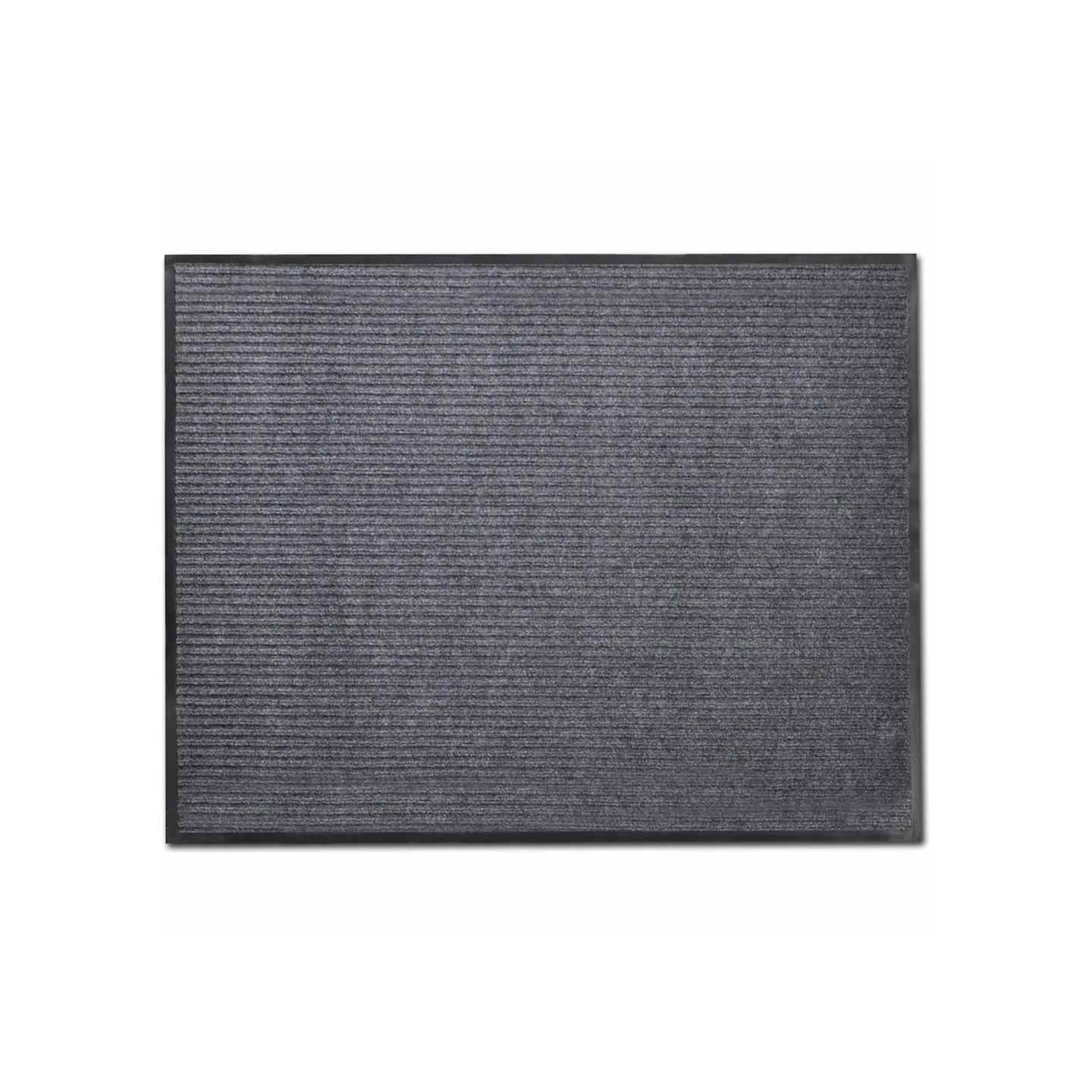 Tapis d'entrée gris 90 x 60 cm PVC