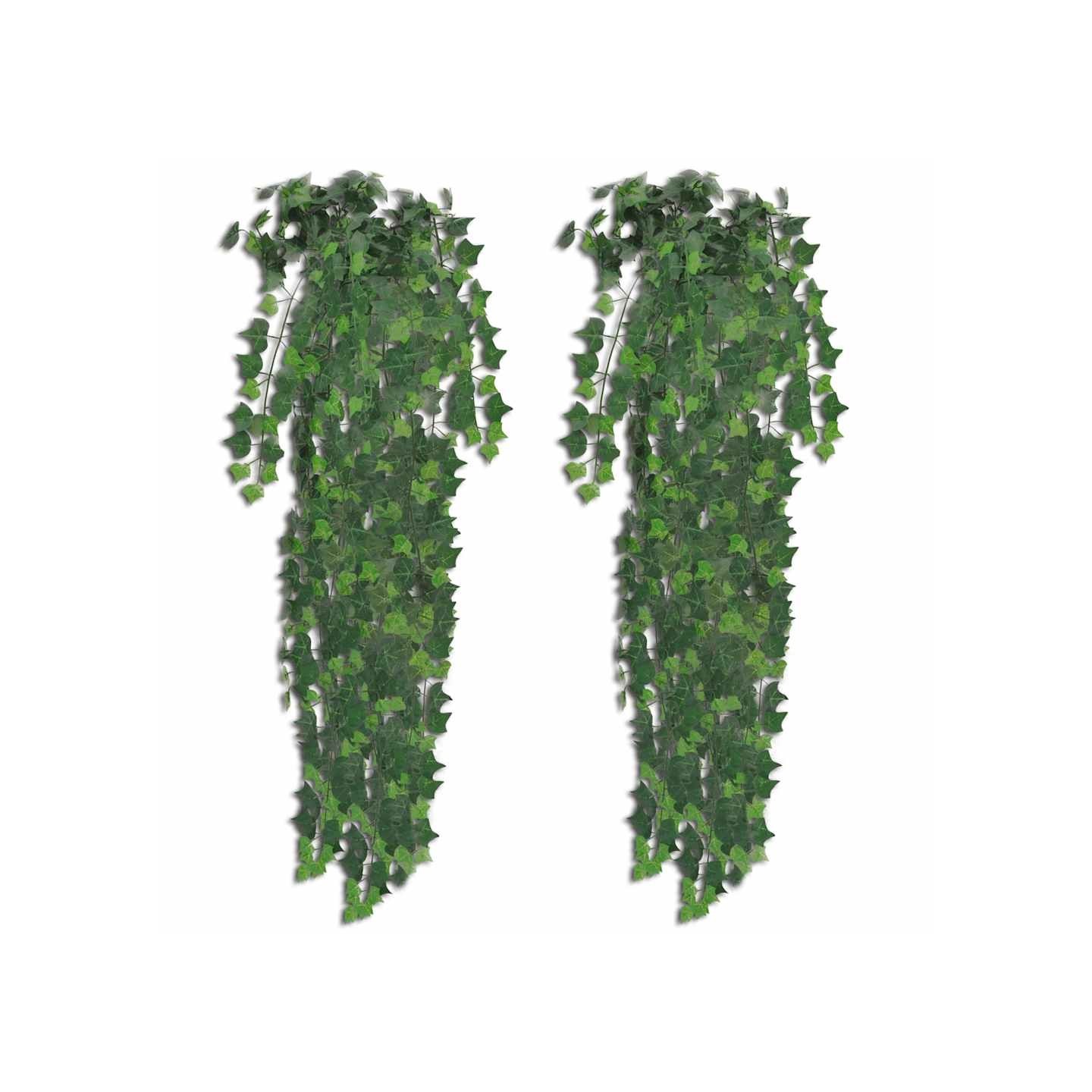Plantes artificielles 2 pcs Lierre Vert 90 cm