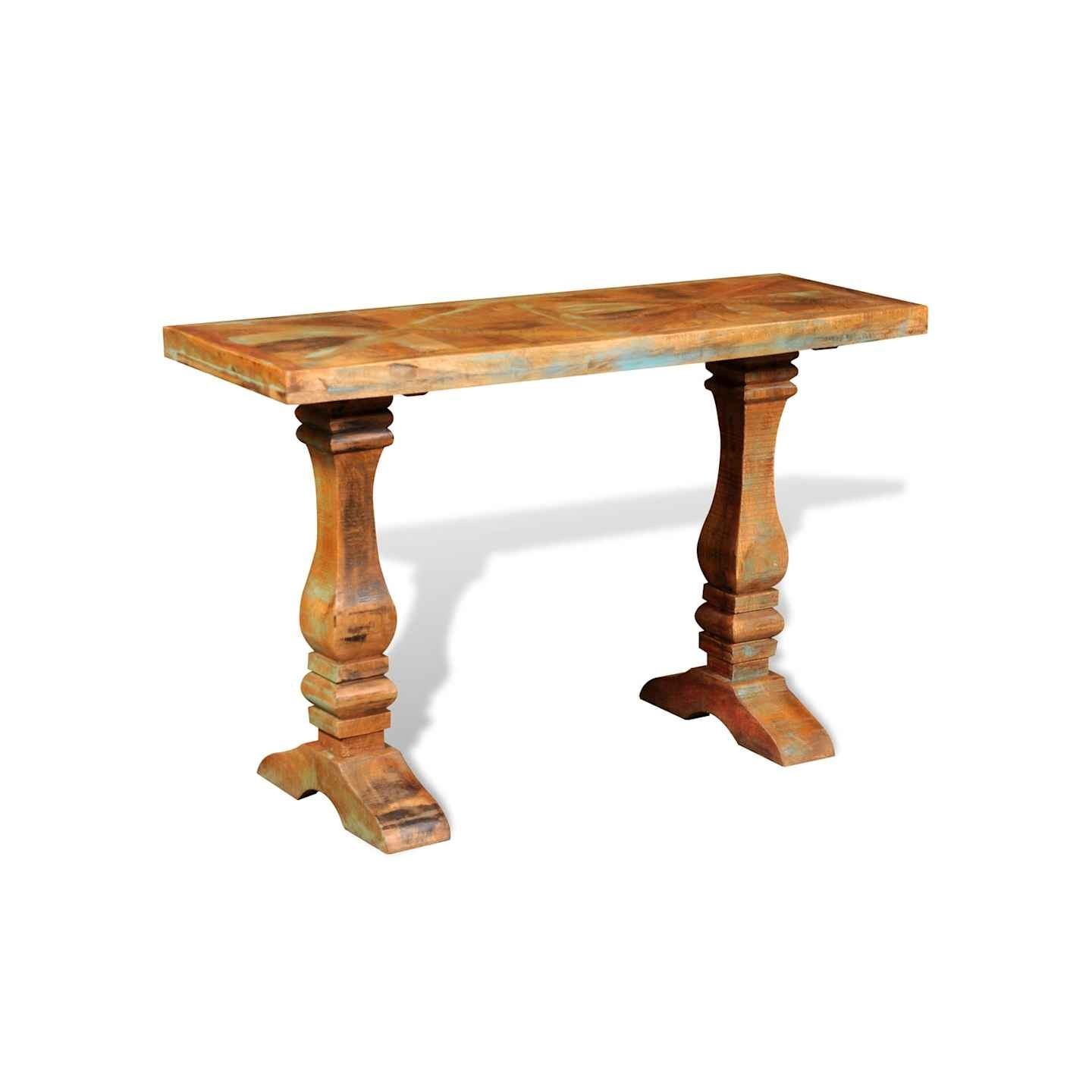 Table console Bois de récupération massif