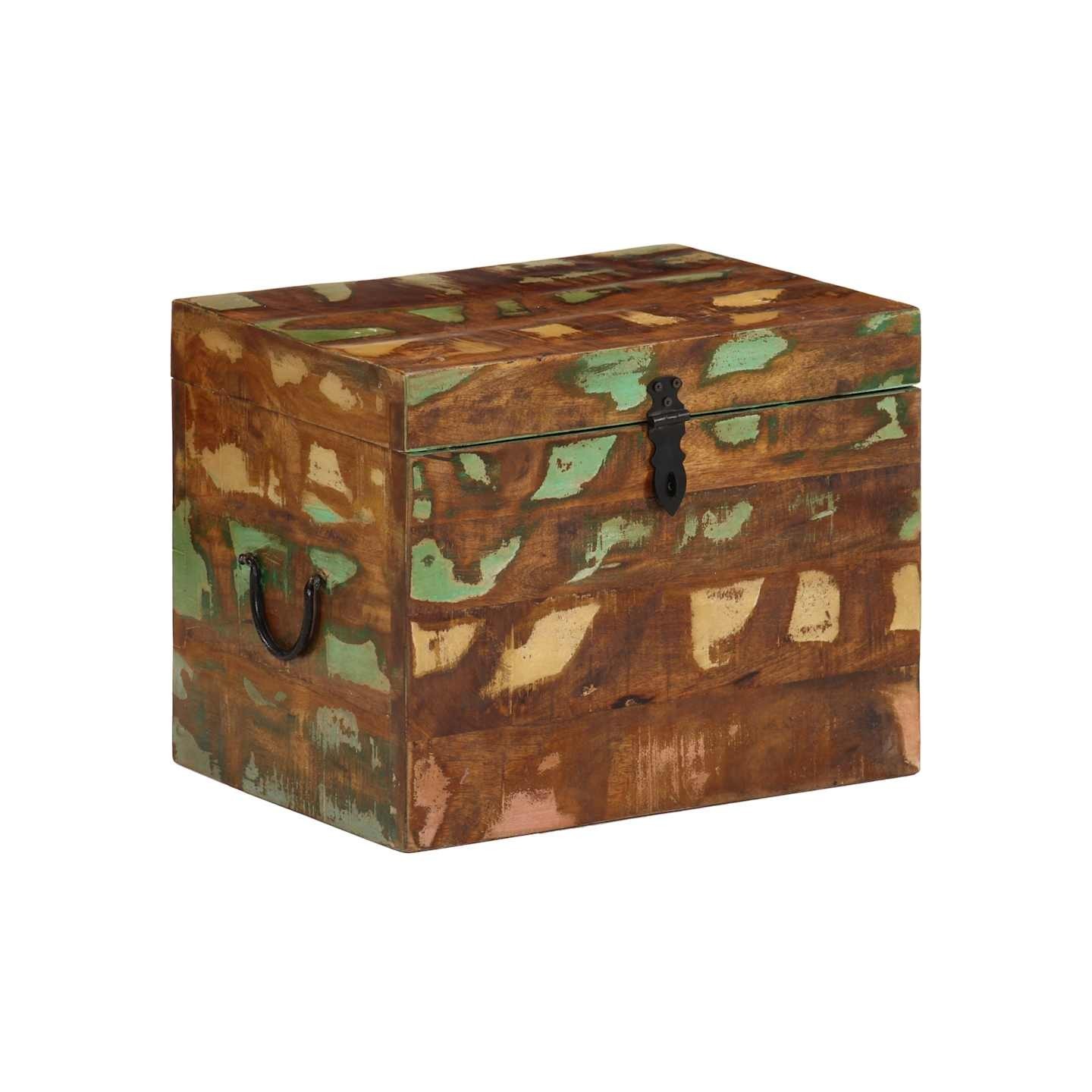 Boîtes de rangement Bois massif de récupération