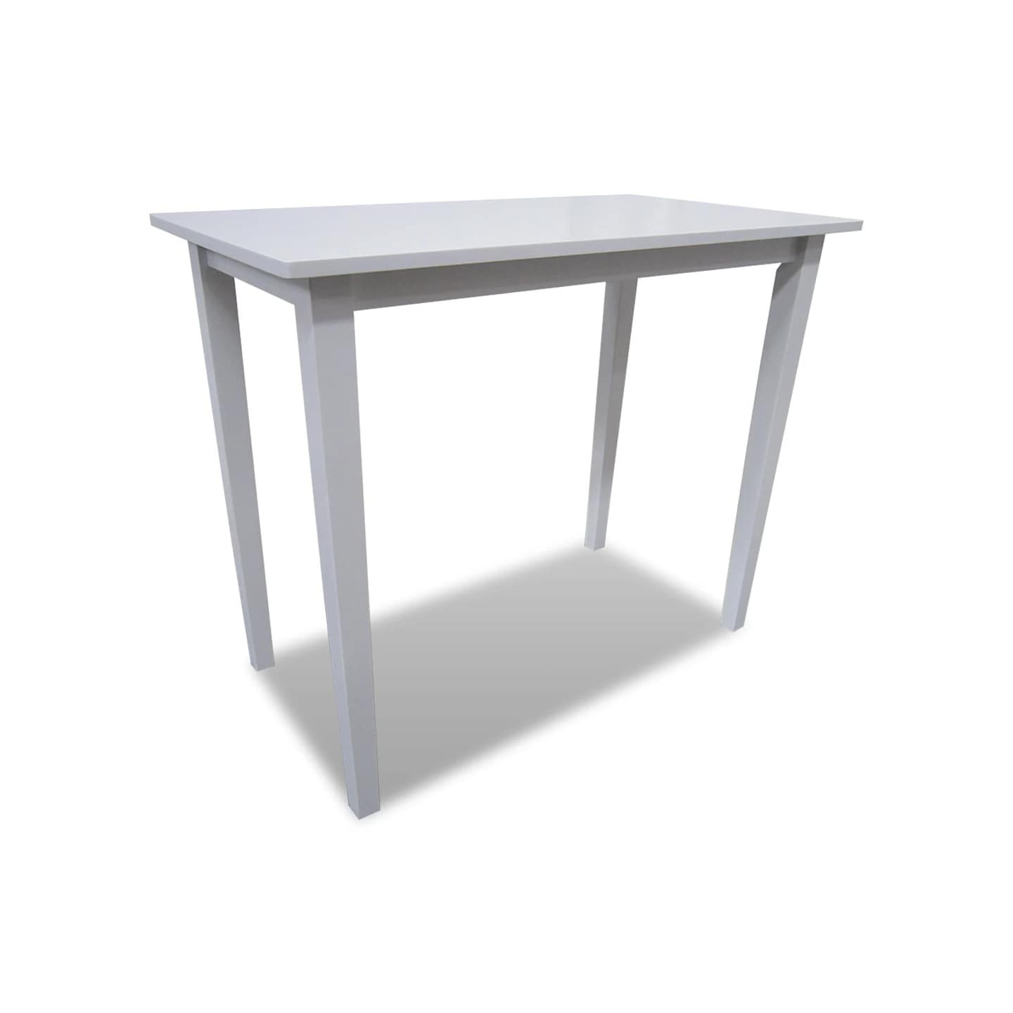 Table de bar en bois Blanc