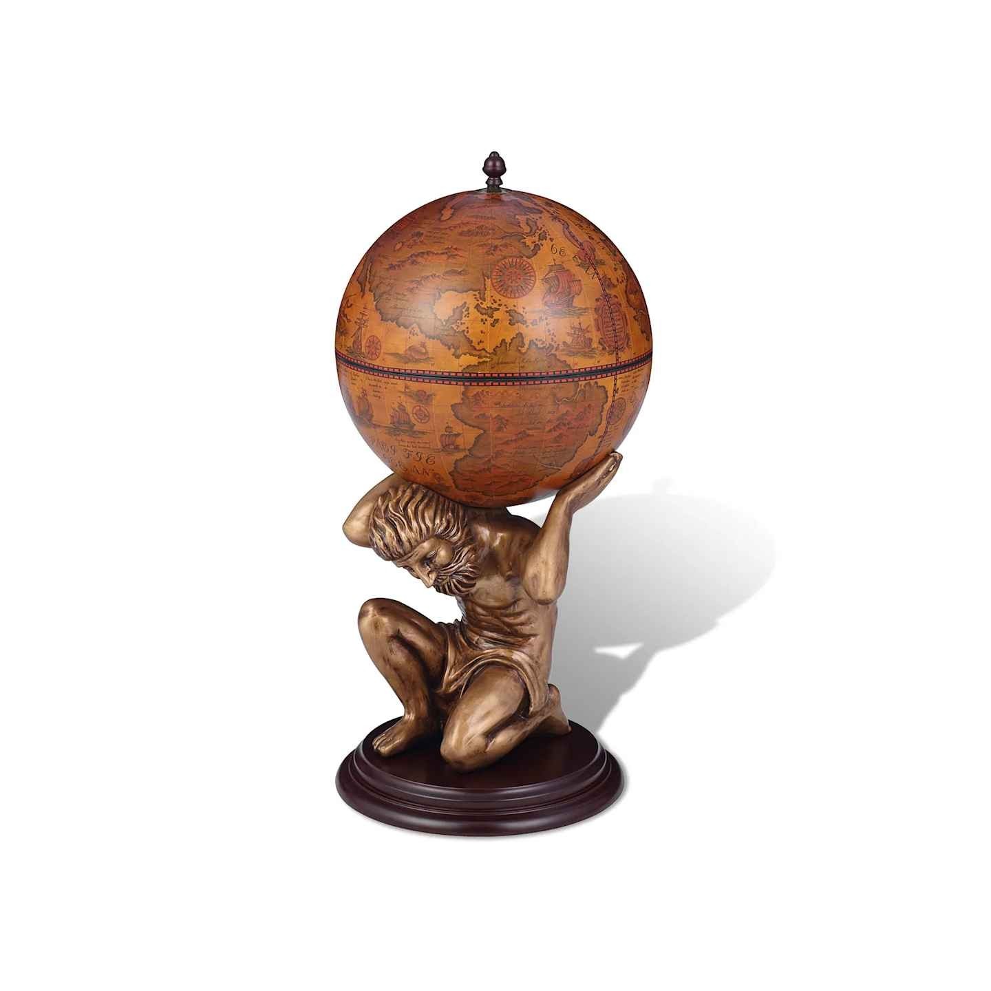 Bar sous forme de globe Atlas 42 x 42 x 85 cm