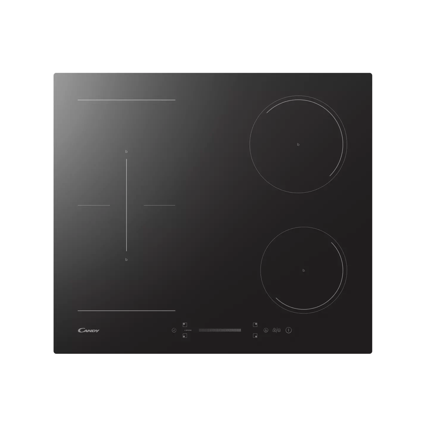 Plaque induction Candy CTP644SCBB 4 foyers Twin Power | Nimestore
