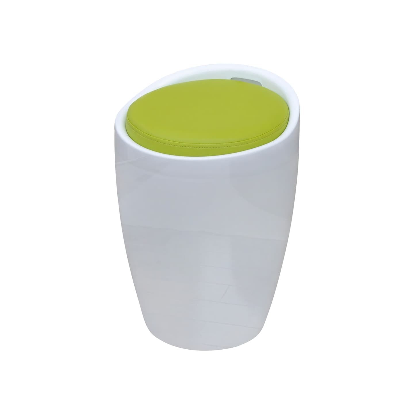 Tabouret Blanc et vert Similicuir