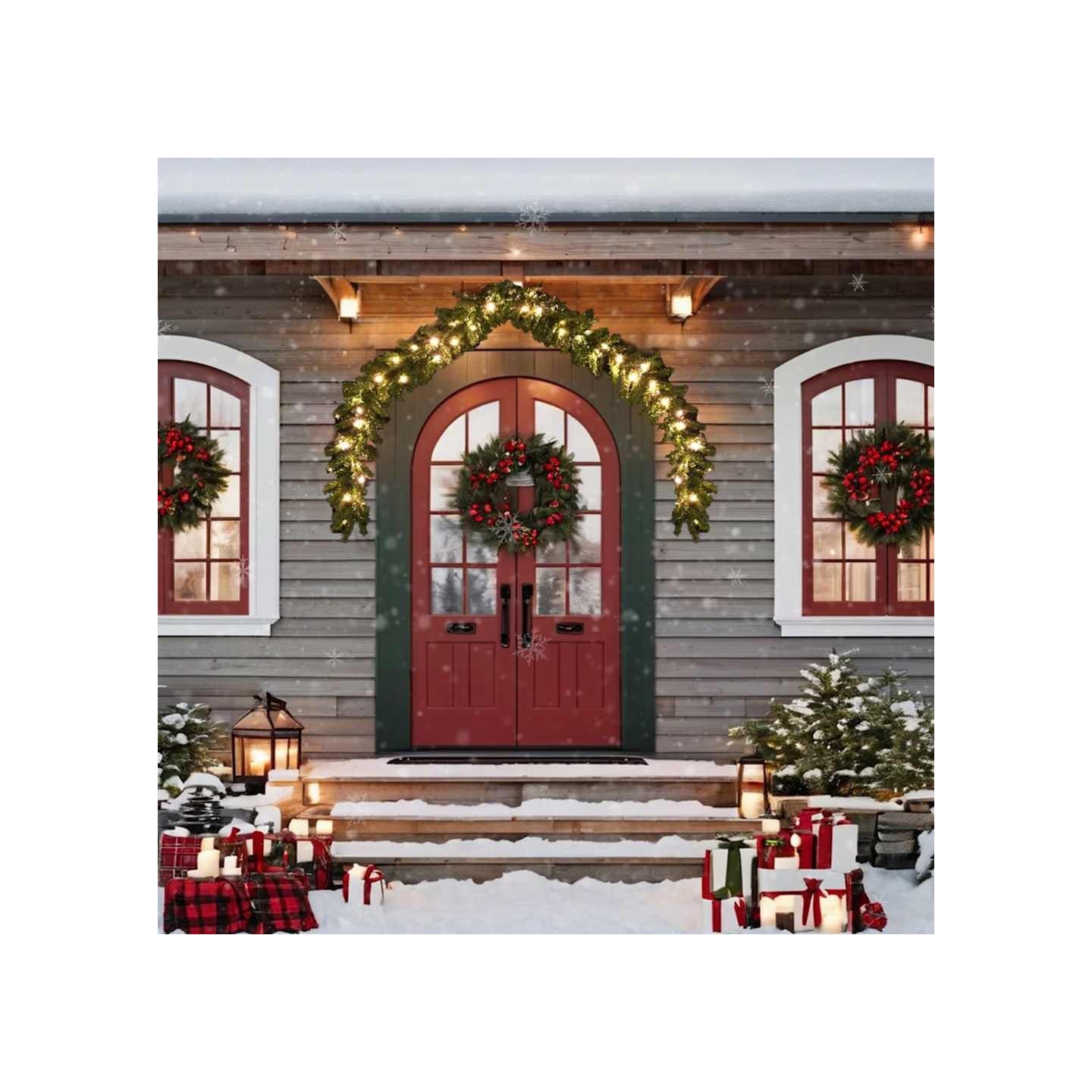 Guirlande de Noël avec lumières LED 10 m