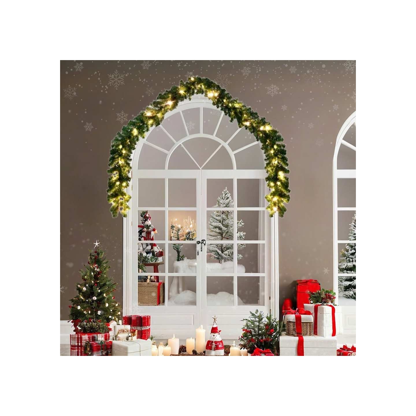 Guirlande de Noël avec lumières LED 20 m