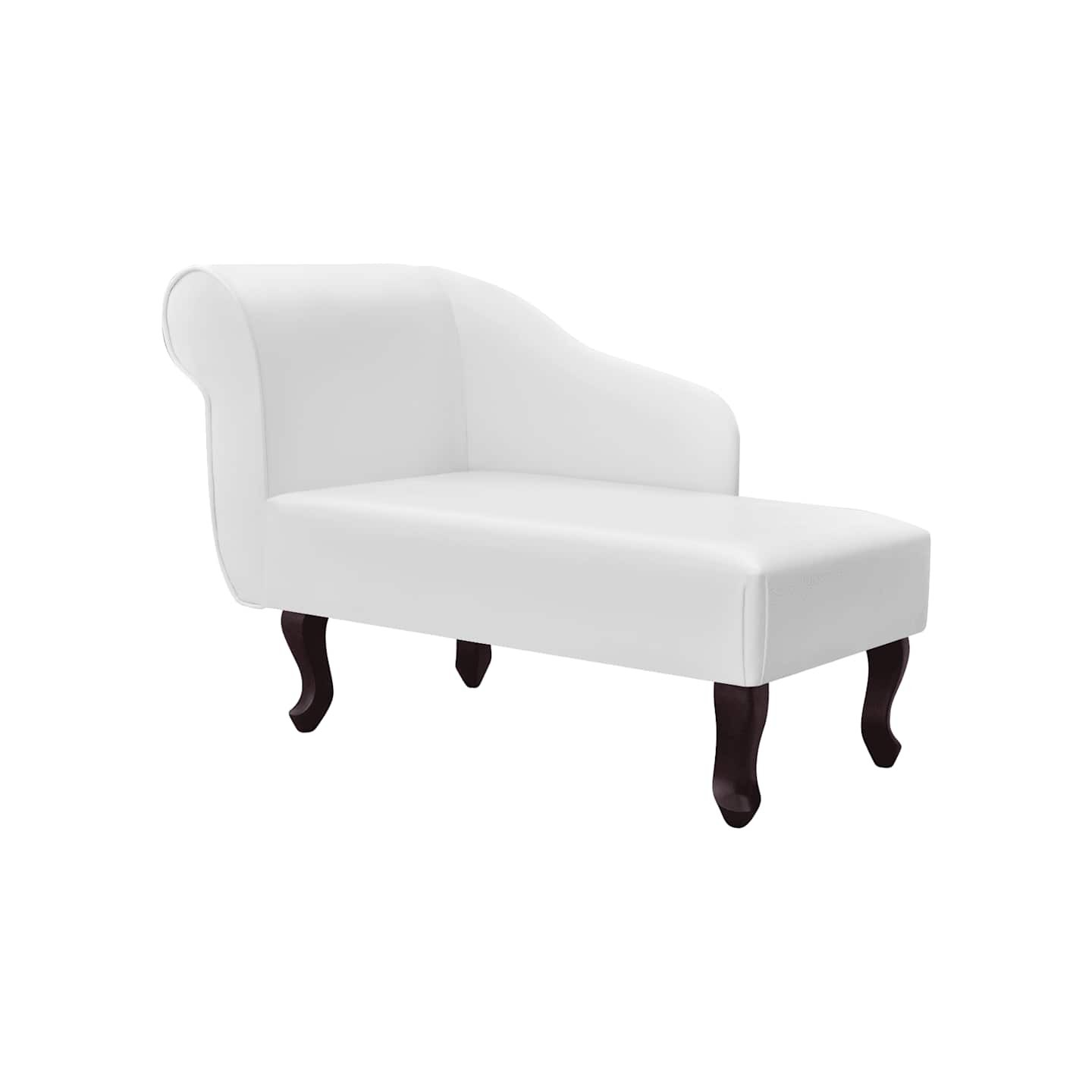 Chaise longue Blanc Similicuir