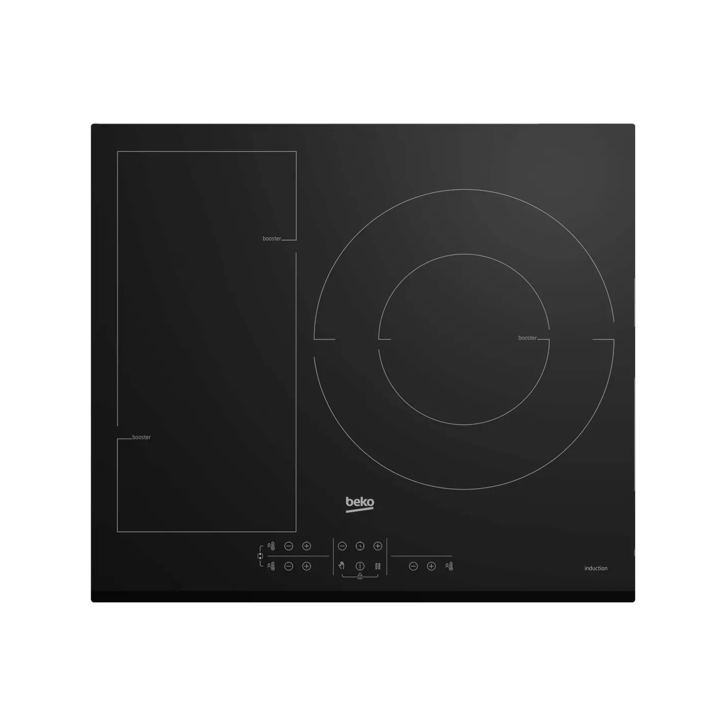 Plaque induction Beko HII63201FMTB zone modulable | Nimestore