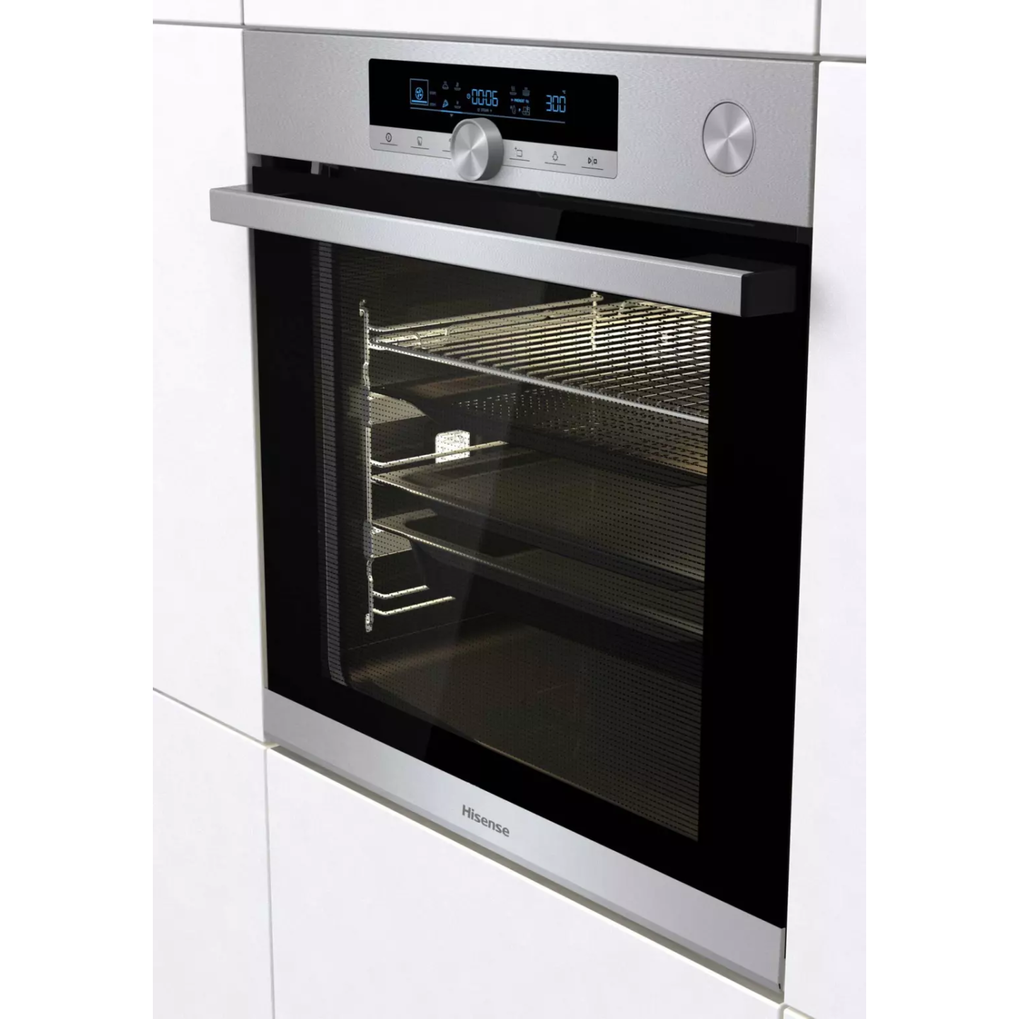 Four pyrolyse Hisense BSA66334PX 77 L A+ AirFry | Nimestore