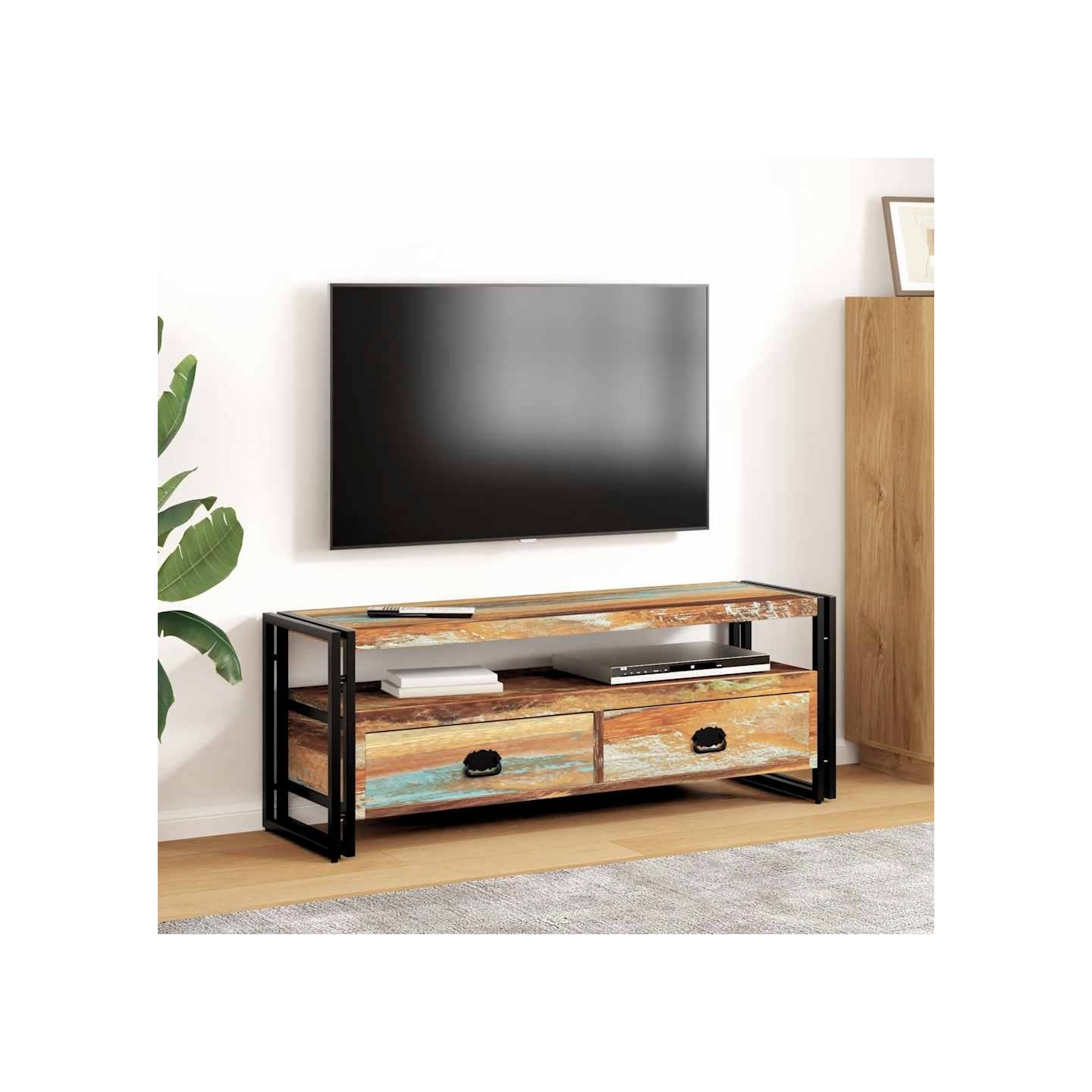 Meuble TV Bois de récupération massif