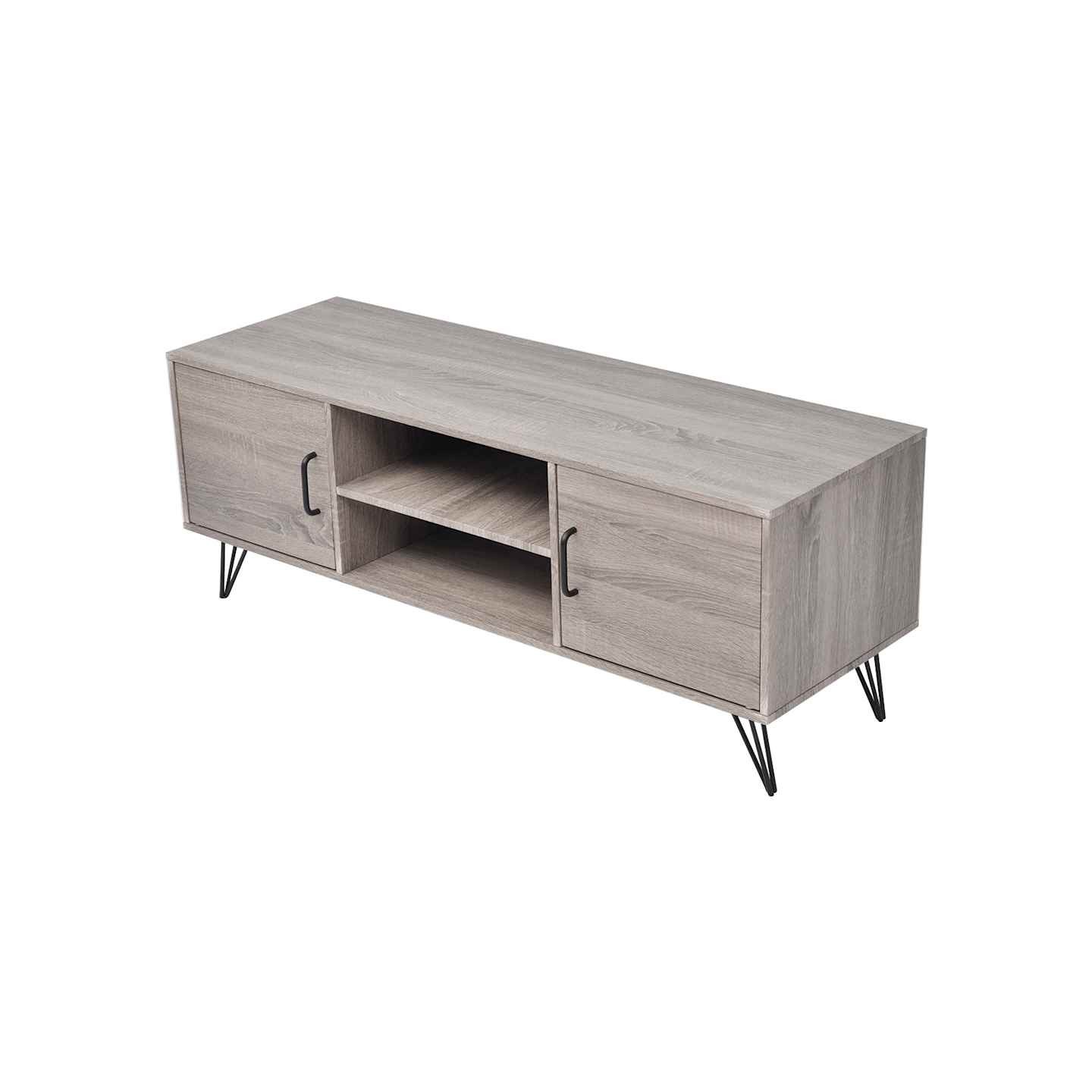Meuble TV 120x40x45 cm Gris