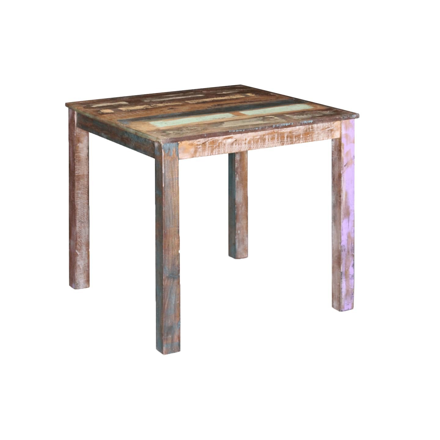 Table de salle à manger Bois de récupération massif 80x82x76 cm