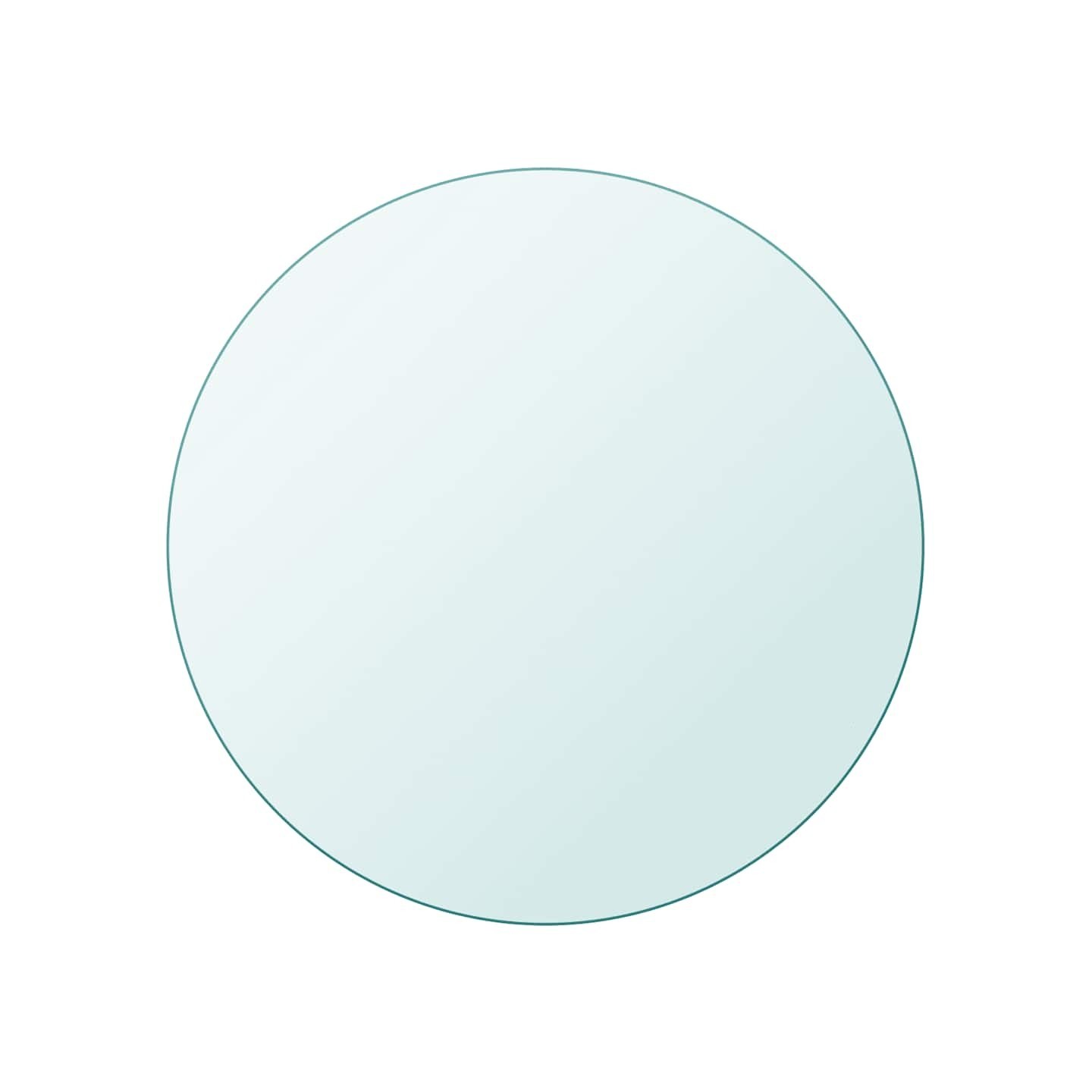 Dessus de table ronde en verre trempé 300 mm