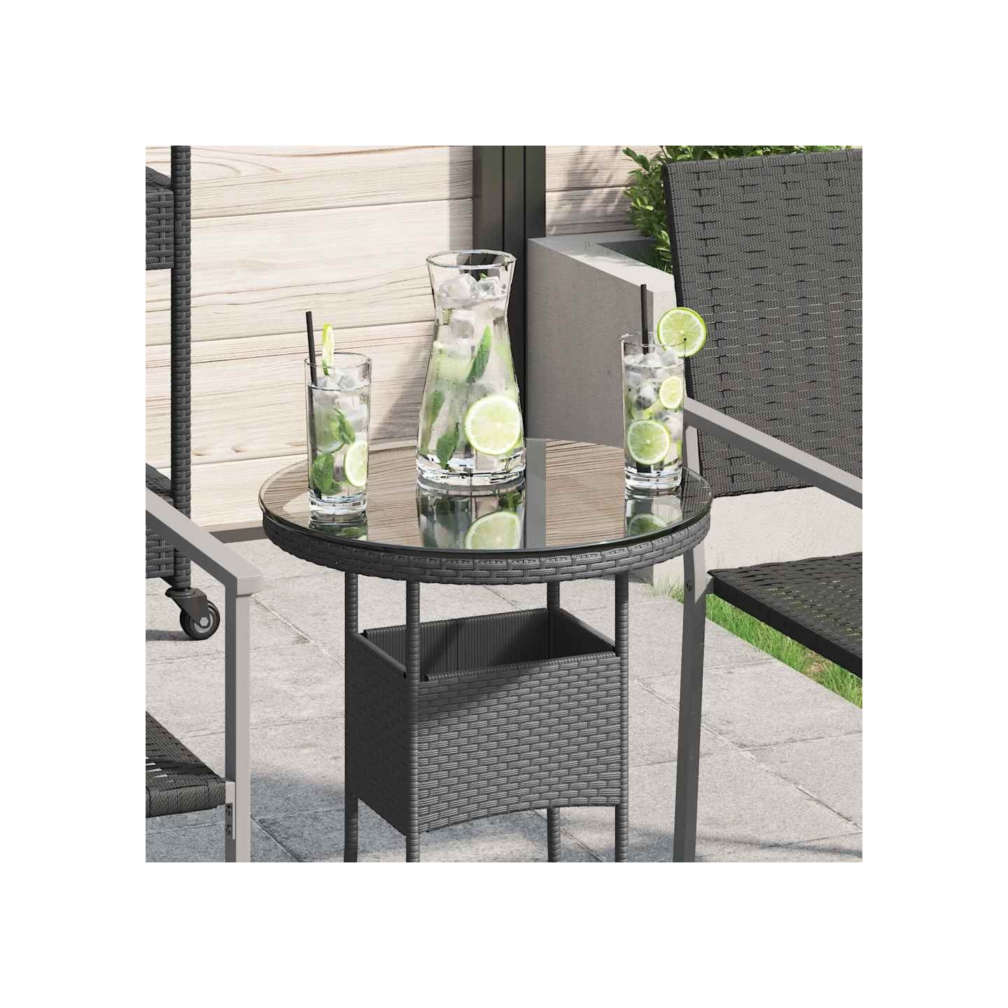Dessus de table ronde en verre trempé 400 mm