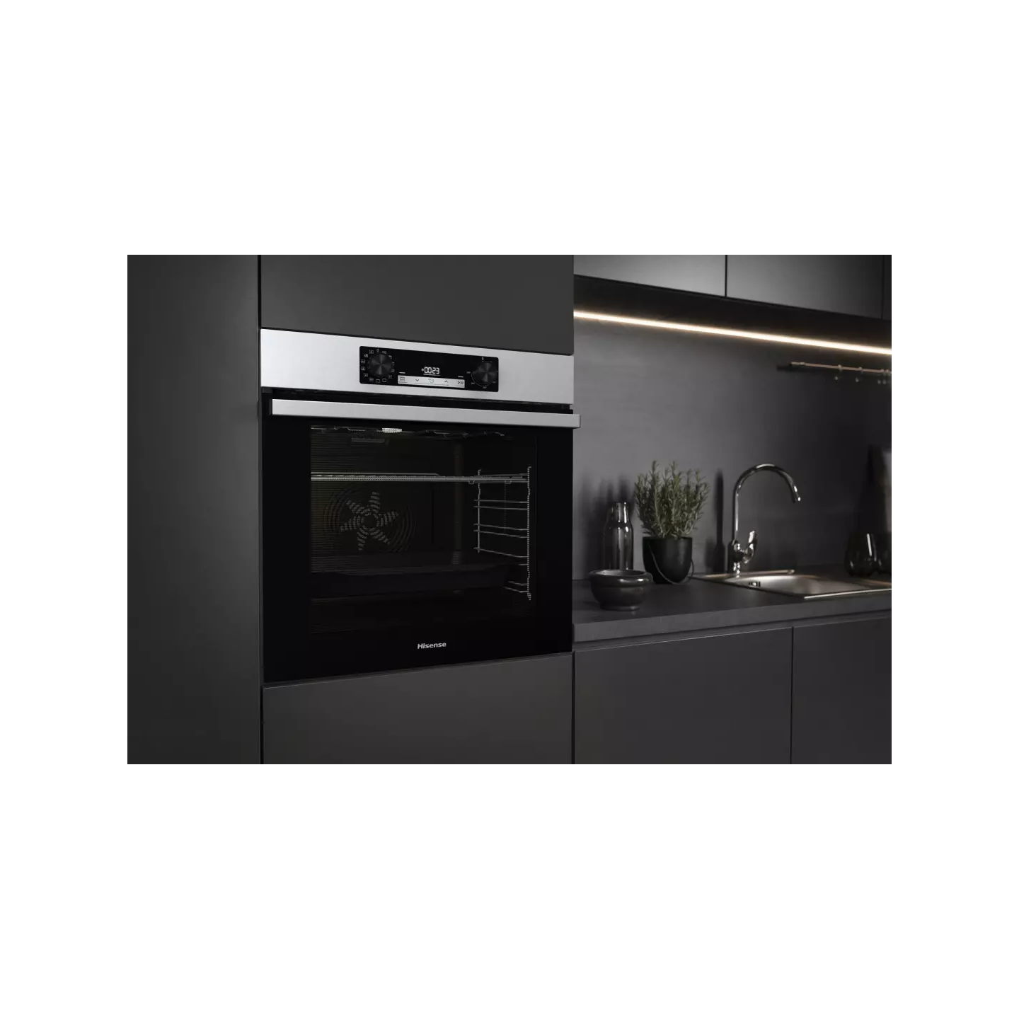 Four pyrolyse Hisense BI64211EPX 77 L A+ AirFry | Nimestore