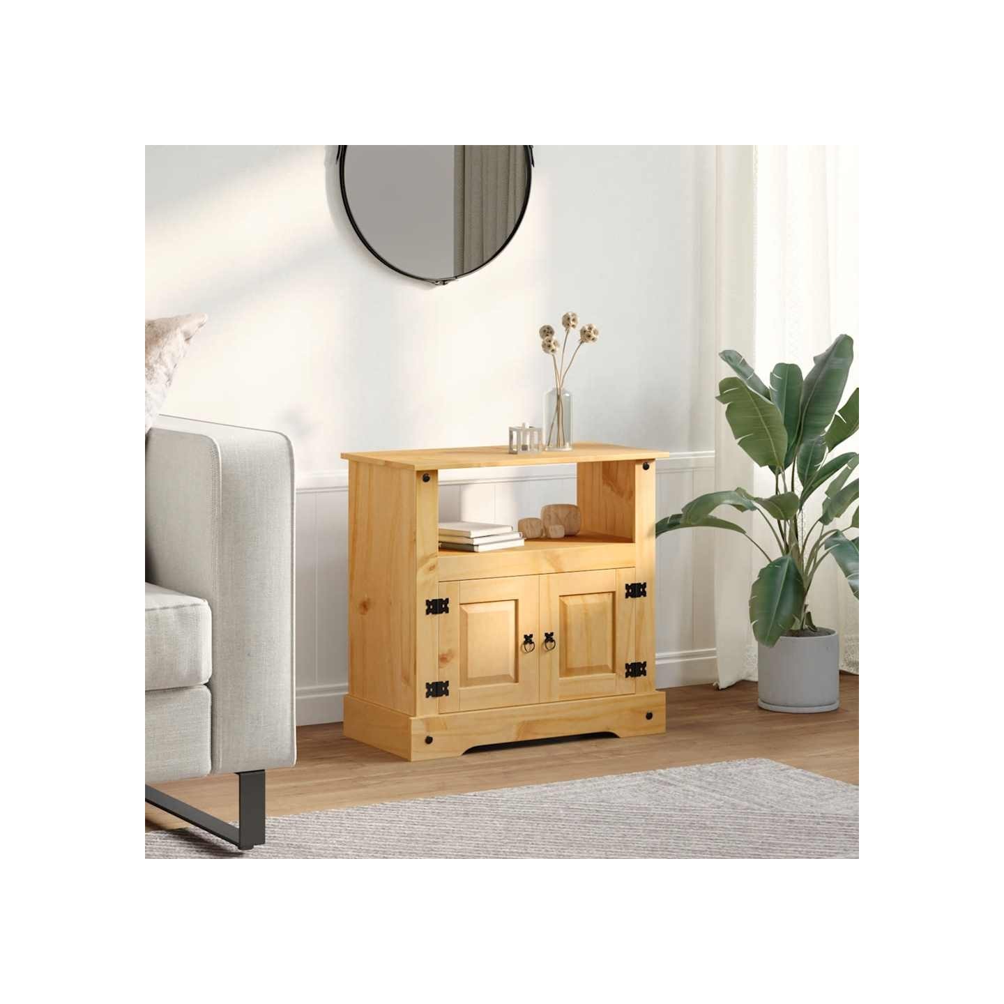 Meuble TV Gamme Corona pin mexicain 80x43x78 cm