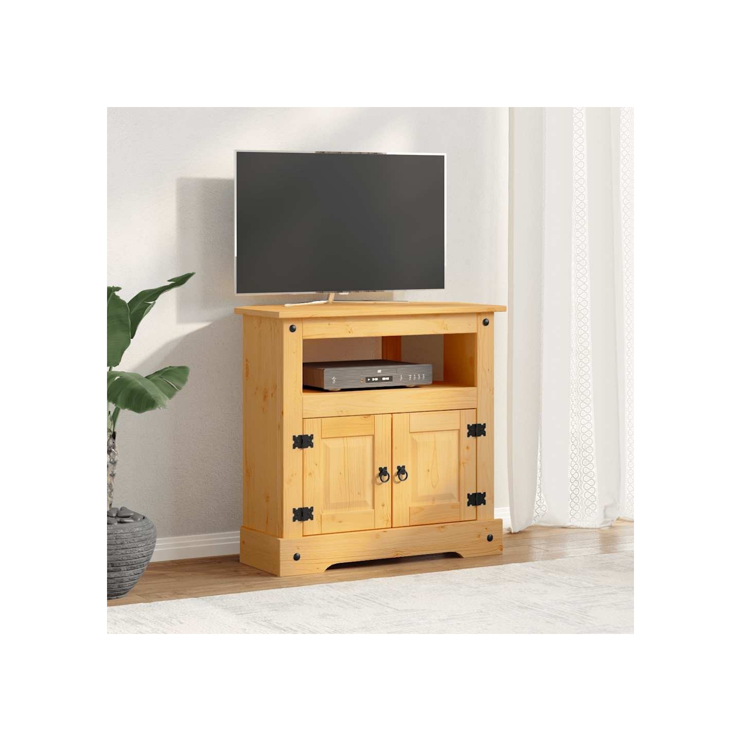 Table console Gamme Corona Pin mexicain 80x43x78 cm