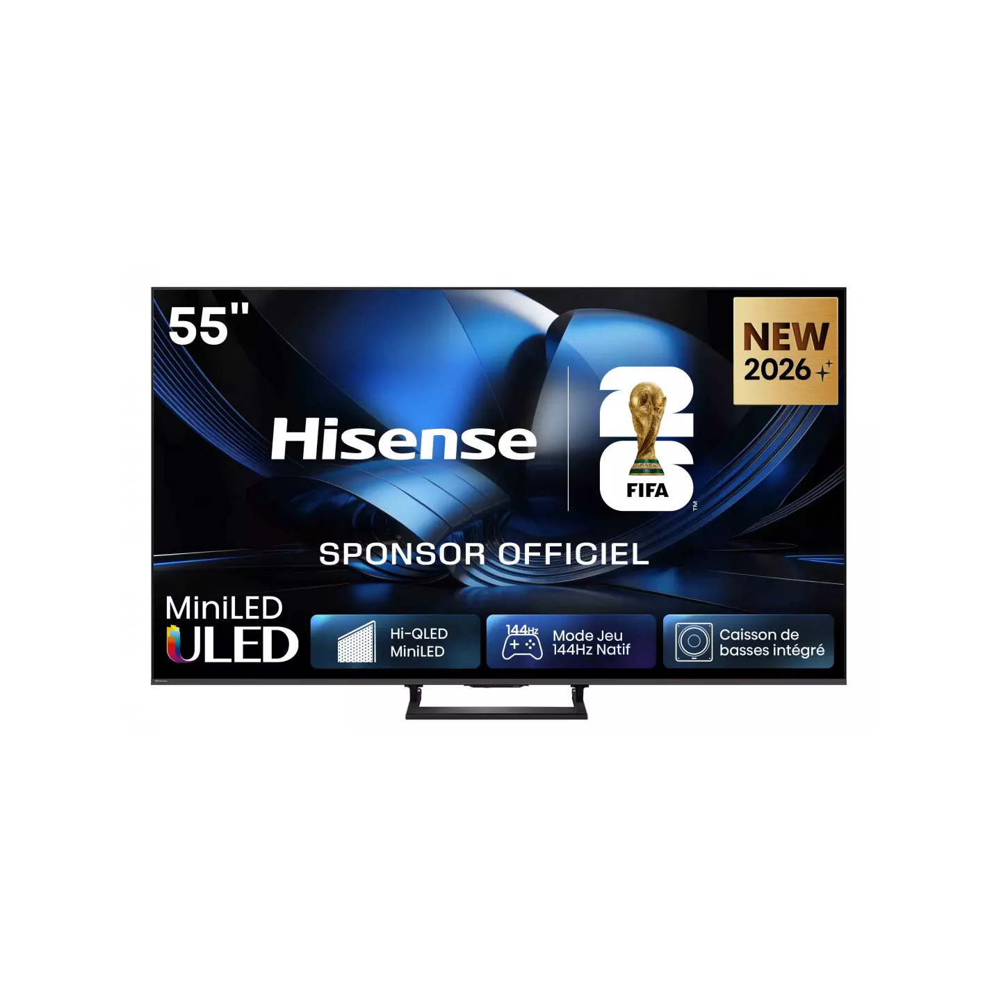 TV Mini LED Hisense 55U7SE 55" 4K 144 Hz | Nimestore