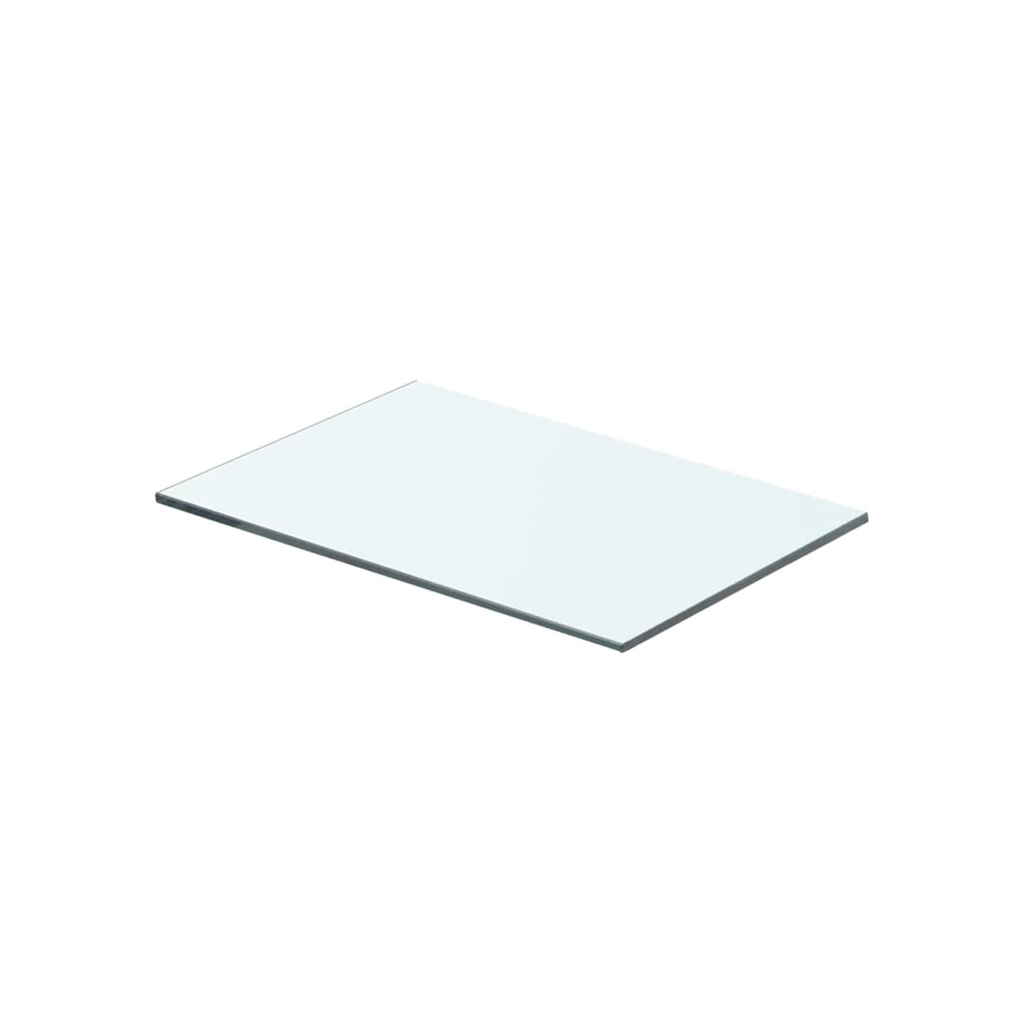 Panneau pour étagère Verre transparent 40 x 20 cm