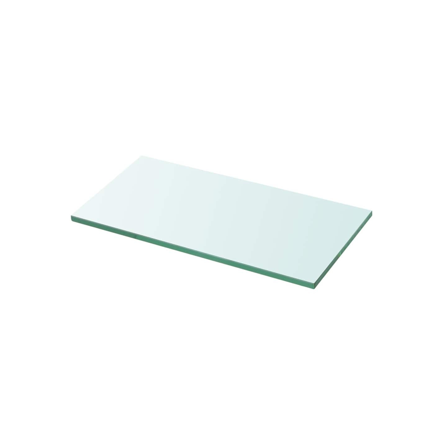 Panneau d’étagère Verre transparent 30 x 12 cm