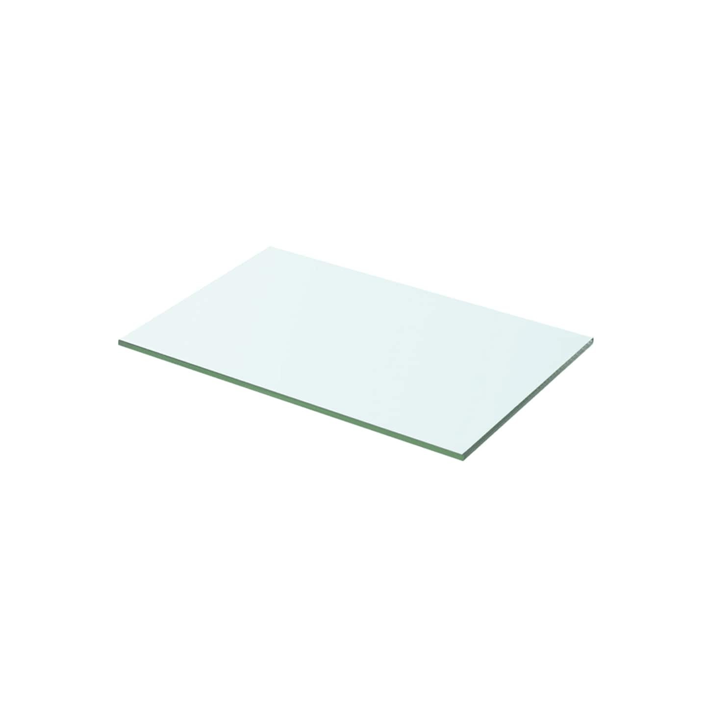 Panneau pour étagère Verre transparent 50 x 25 cm