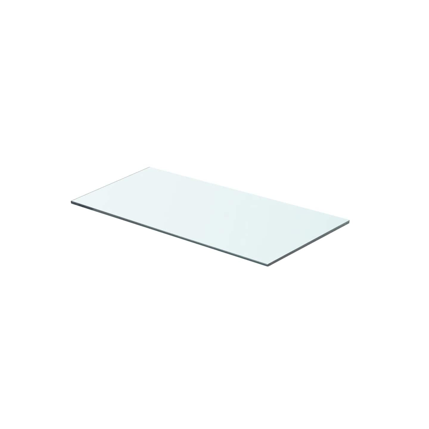 Panneau pour étagère Verre transparent 60 x 25 cm