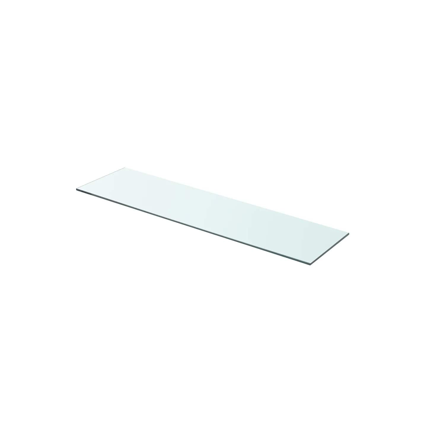 Panneau pour étagère Verre transparent 80 x 20 cm