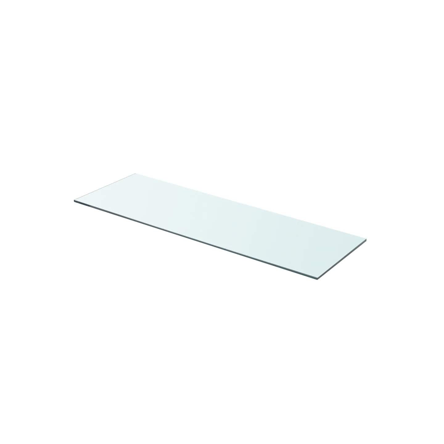 Panneau pour étagère Verre transparent 80 x 25 cm