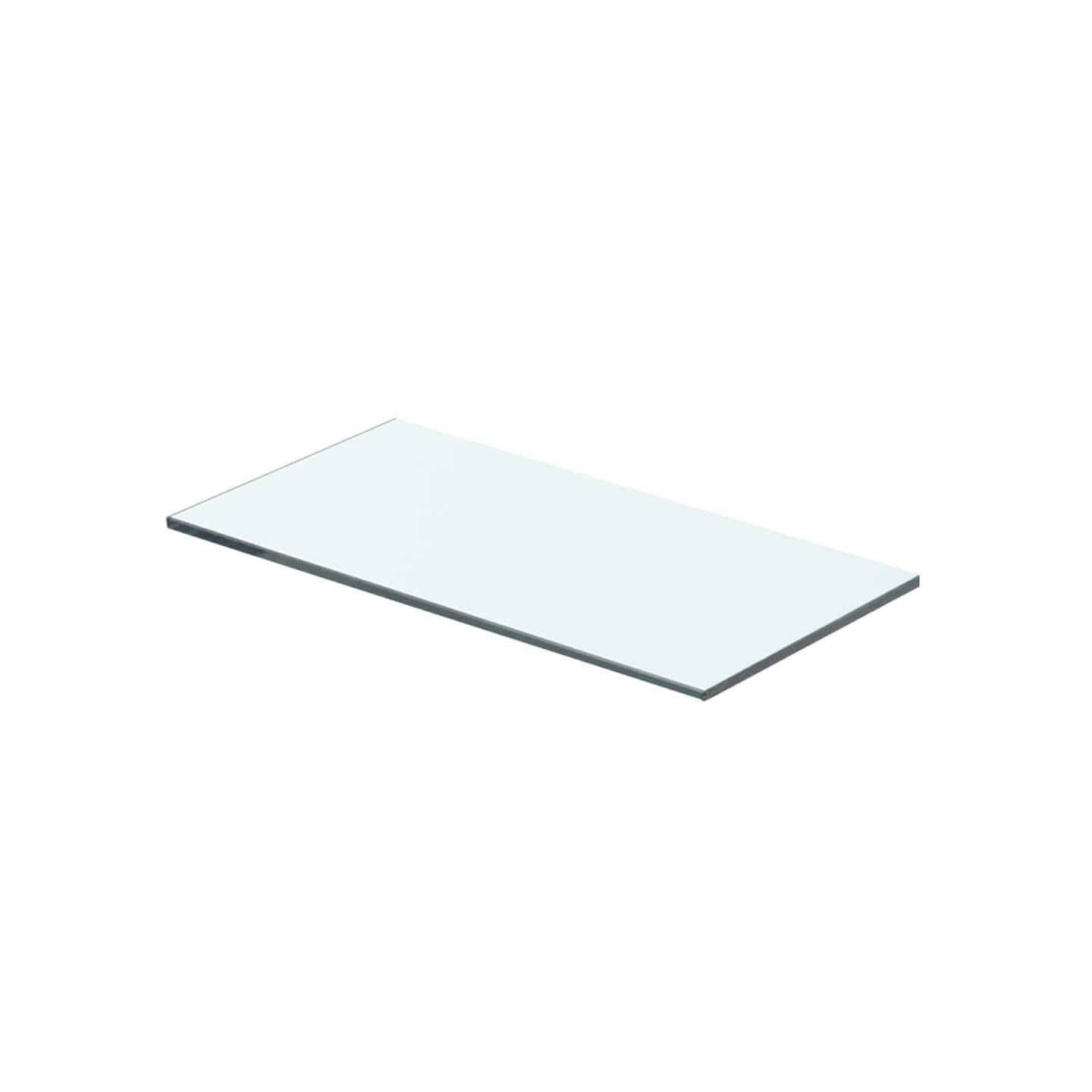 Panneau d’étagère Verre transparent 40 x 15 cm
