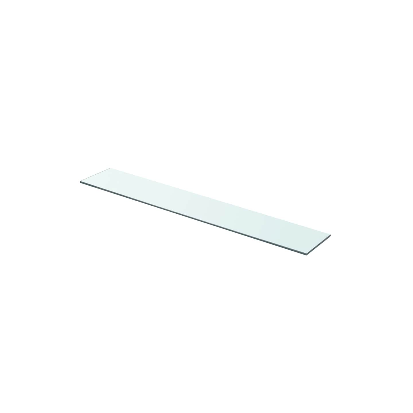 Panneau pour étagère Verre transparent 80 x 12 cm