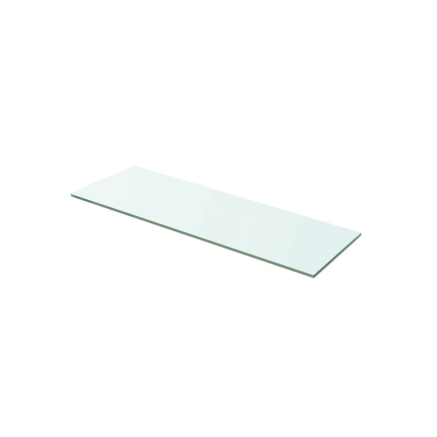Panneau d’étagère Verre transparent 60 x 15 cm
