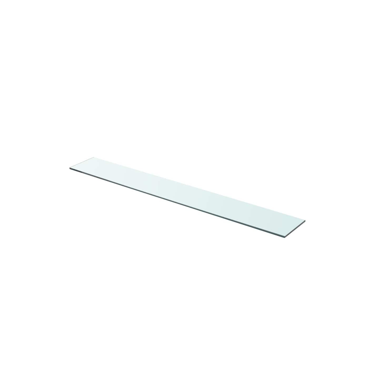 Panneau d’étagère Verre transparent 90 x 12 cm