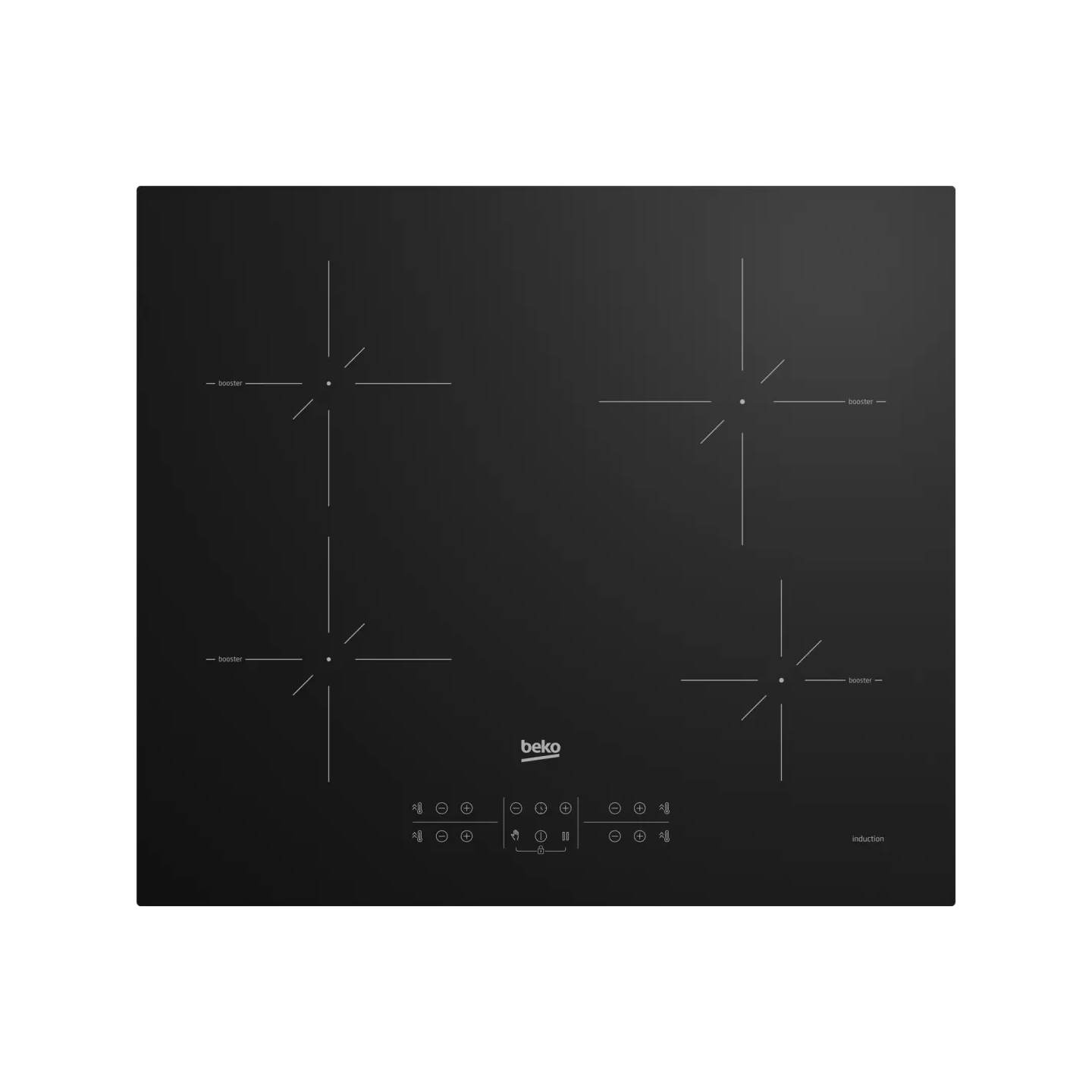 Plaque induction Beko HII64200SMT 4 foyers 59 cm | Nimestore
