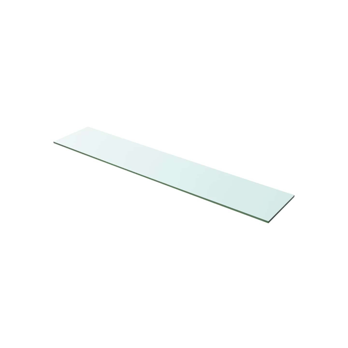 Panneau pour étagère Verre transparent 100 x 20 cm
