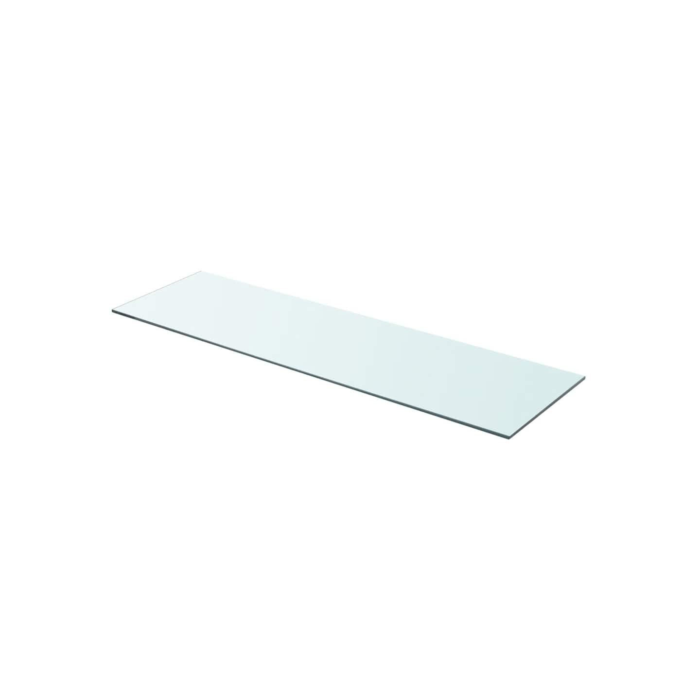 Panneau pour étagère Verre transparent 90 x 25 cm