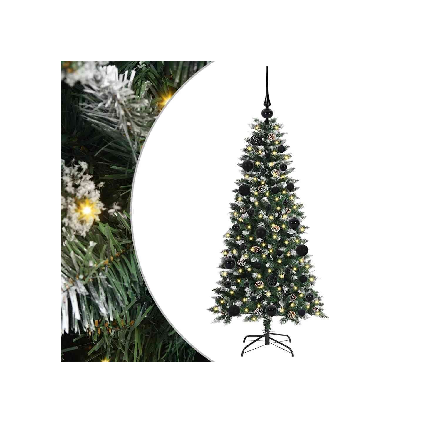 Sapin de Noël artificiel Vert 120 cm PVC, plastique et acier