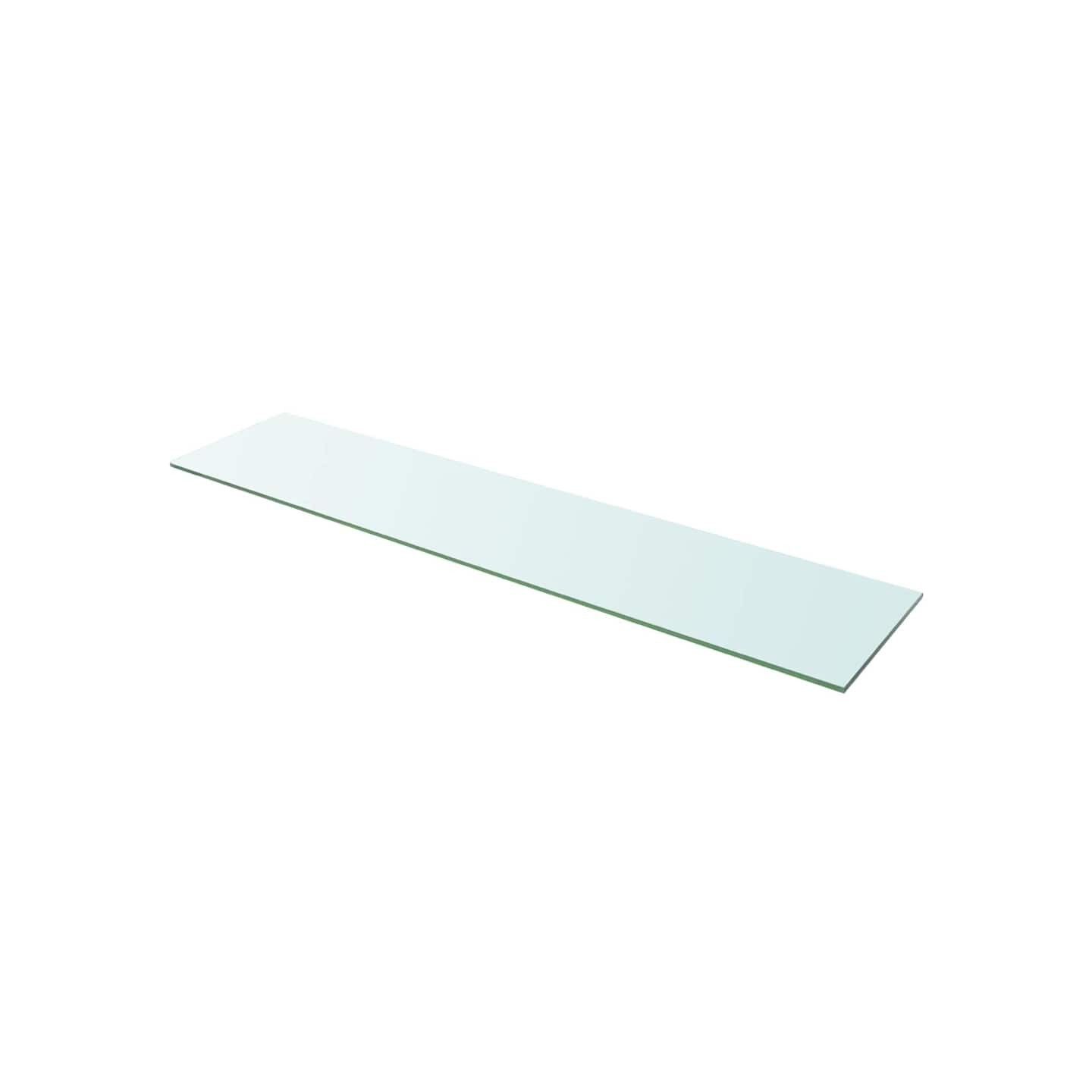Panneau pour étagère Verre transparent 110 x 25 cm