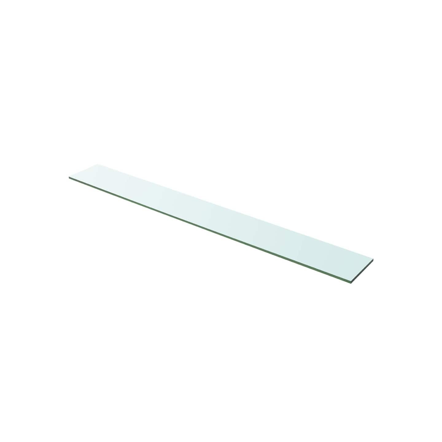 Panneau pour étagère Verre transparent 100 x 12 cm