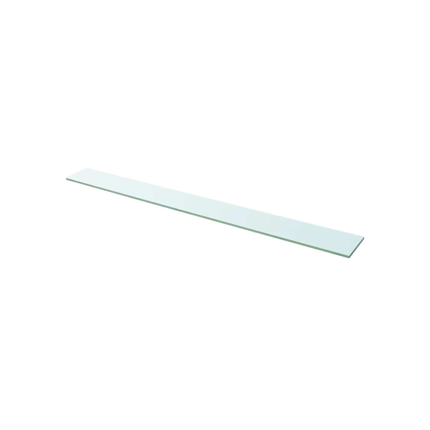 Panneau d’étagère Verre transparent 110 x 12 cm