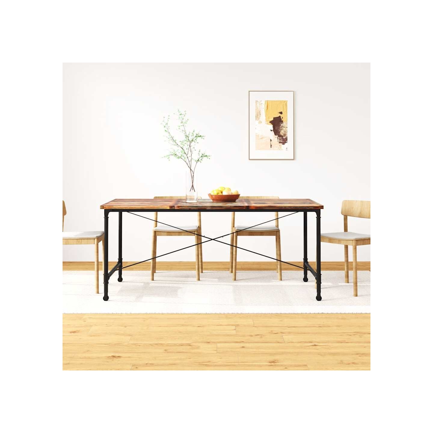 Table à manger Bois de récupération massif 180 cm