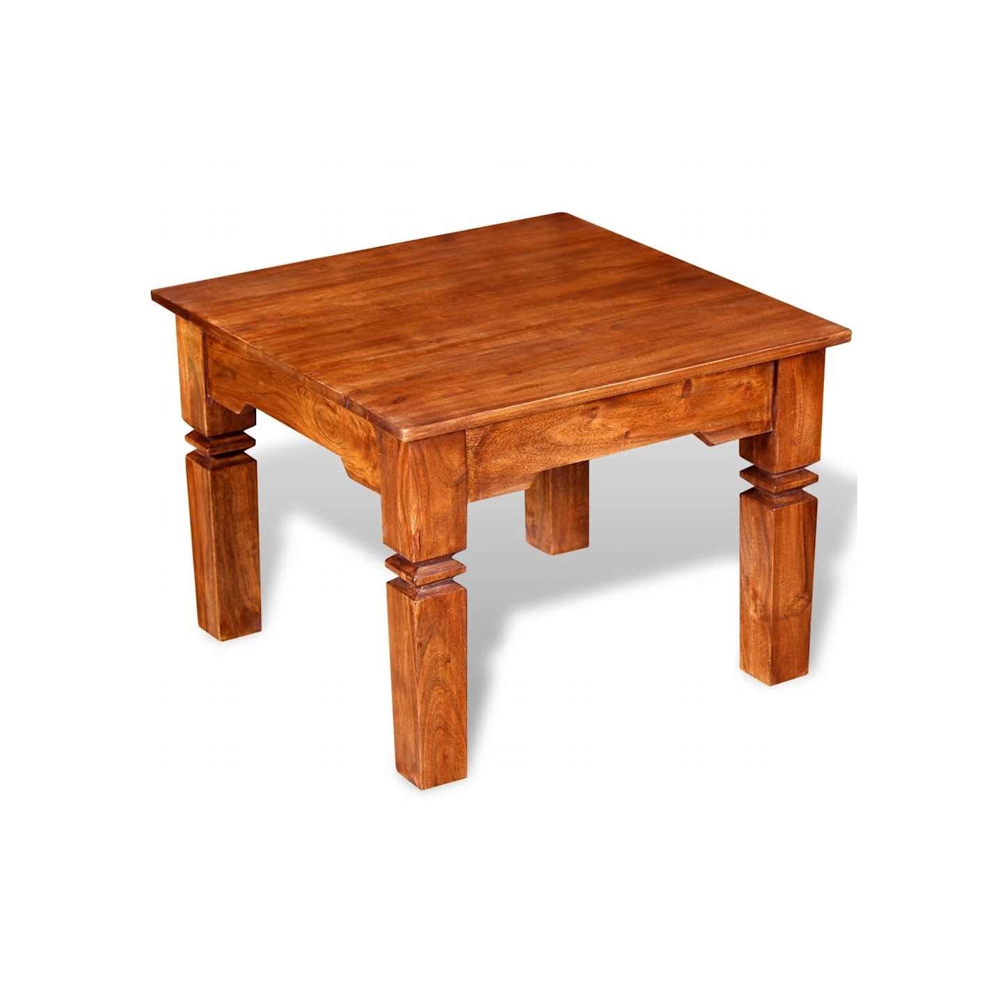 Table basse Bois massif 60x60x45 cm