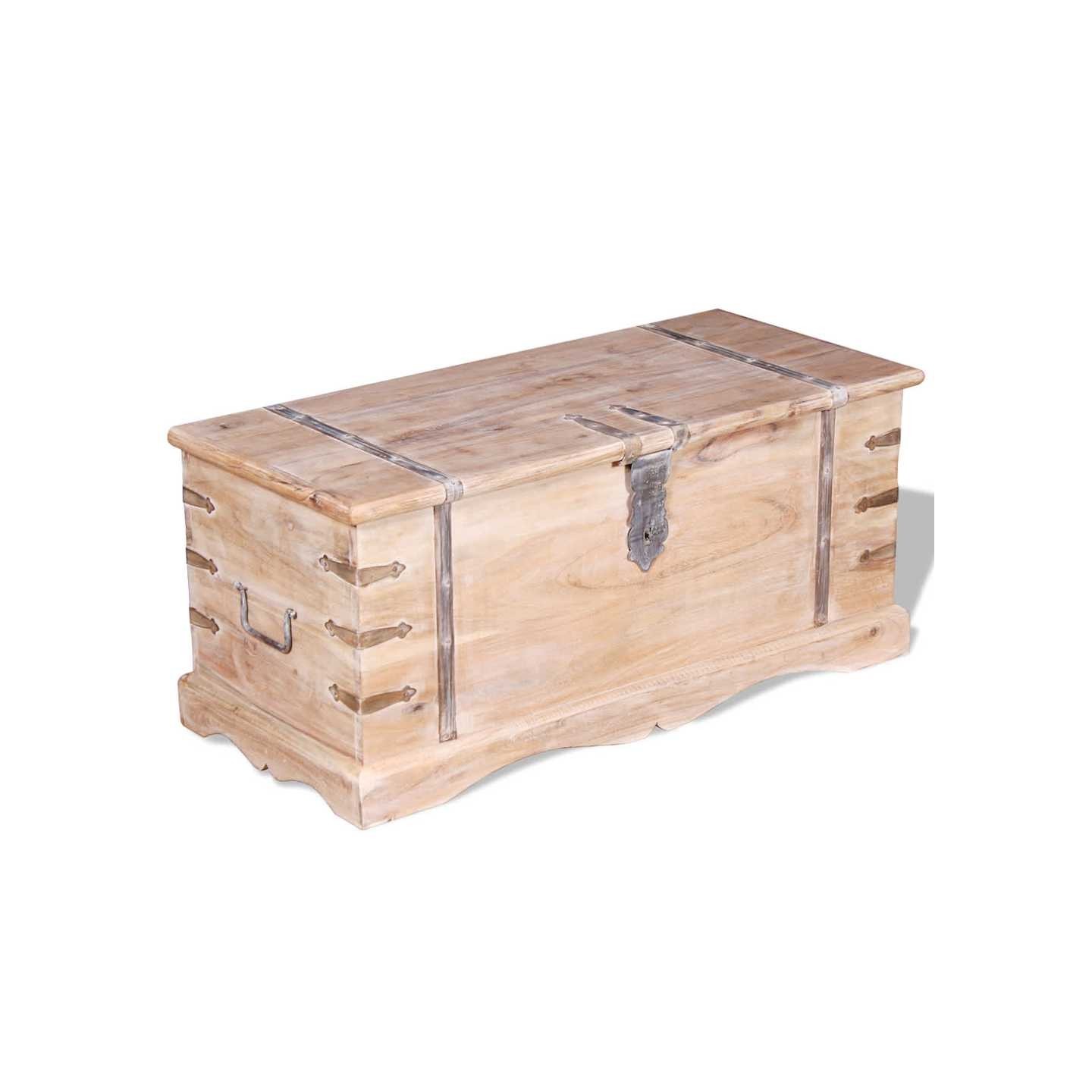 Coffre de rangement Bois d'Acacia