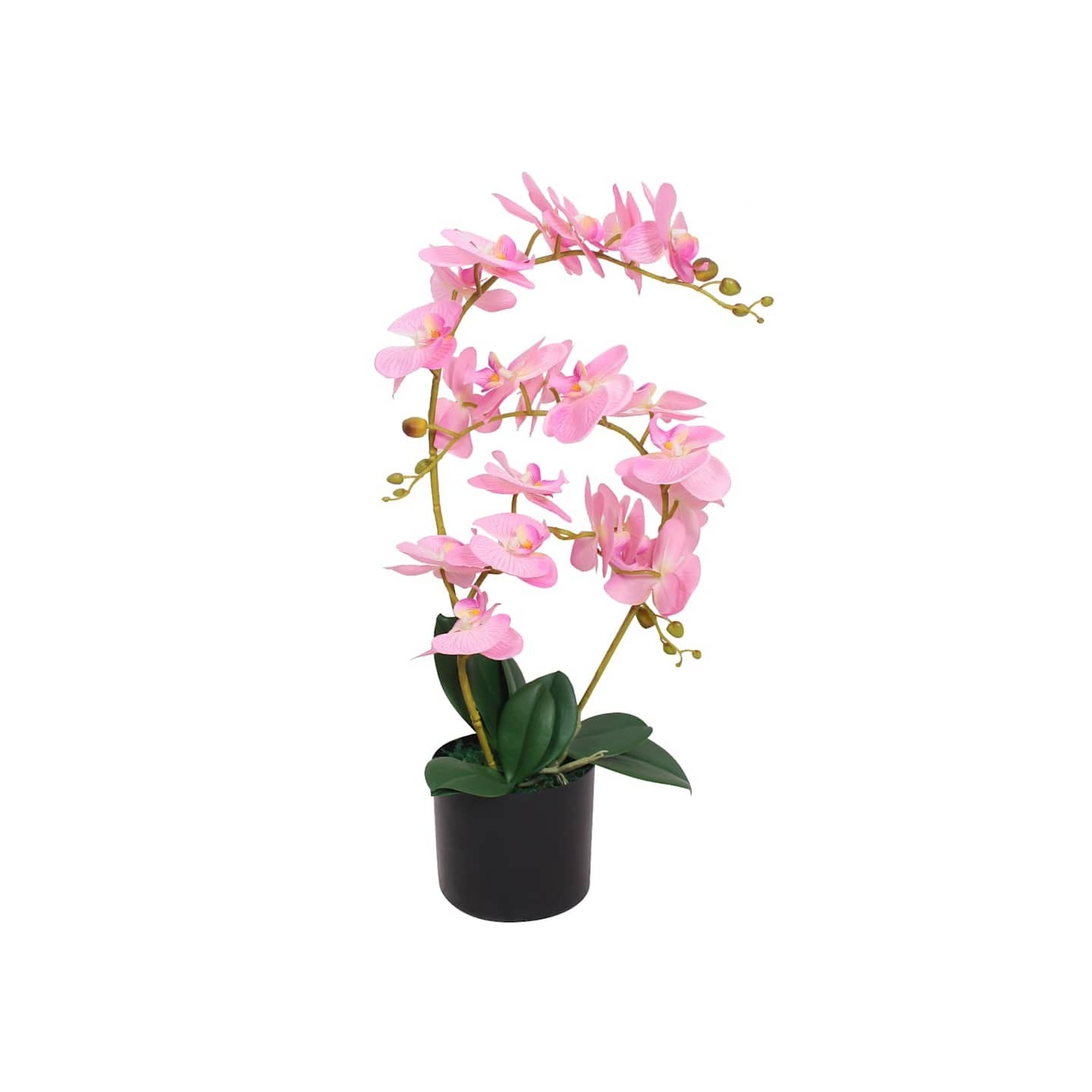 Plante artificielle avec pot Orchidée 65 cm Rose