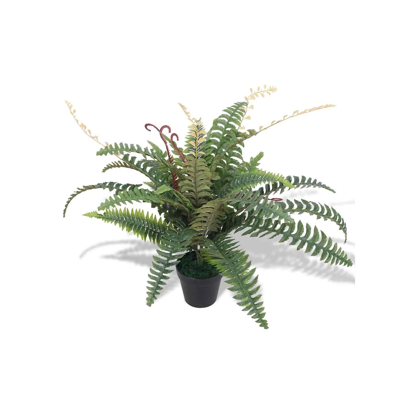 Plante artificielle avec pot Fougère 60 cm Vert